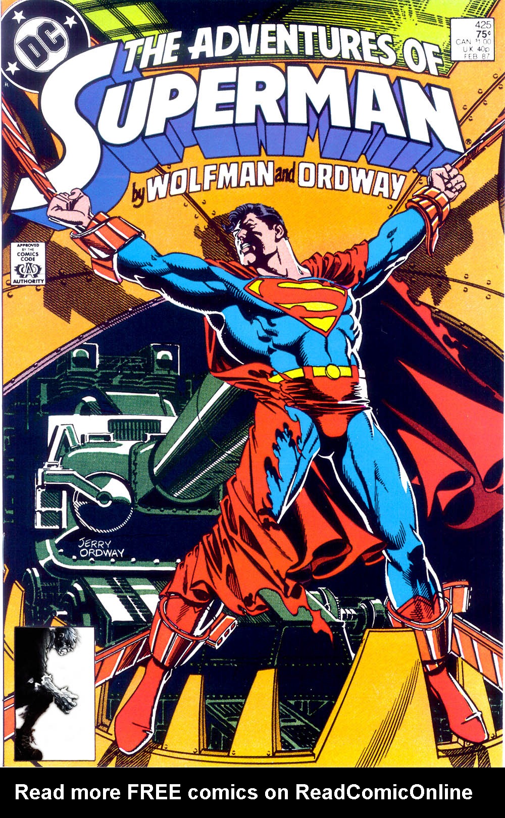 Read online Adventures of Superman (1987) comic -  Issue #425 - 1