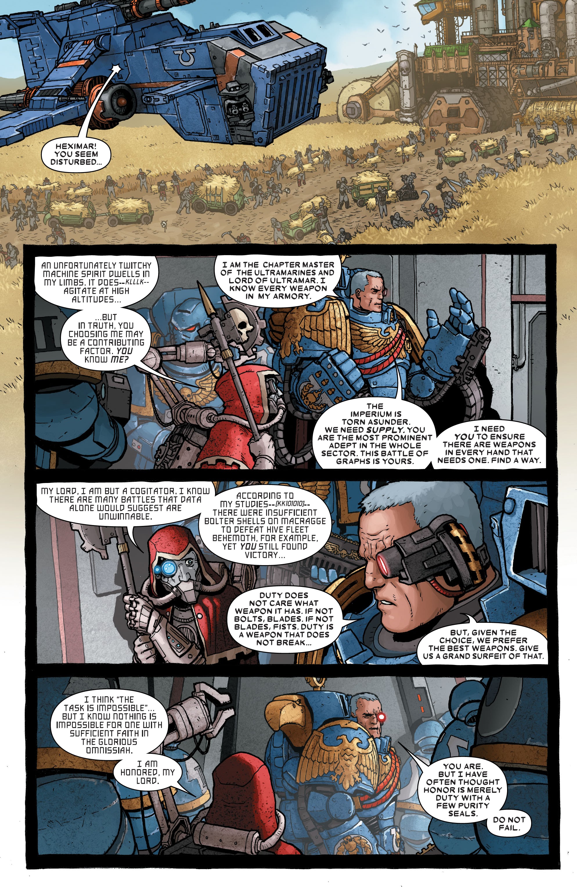 Read online Warhammer 40,000: Marneus Calgar comic -  Issue #1 - 9