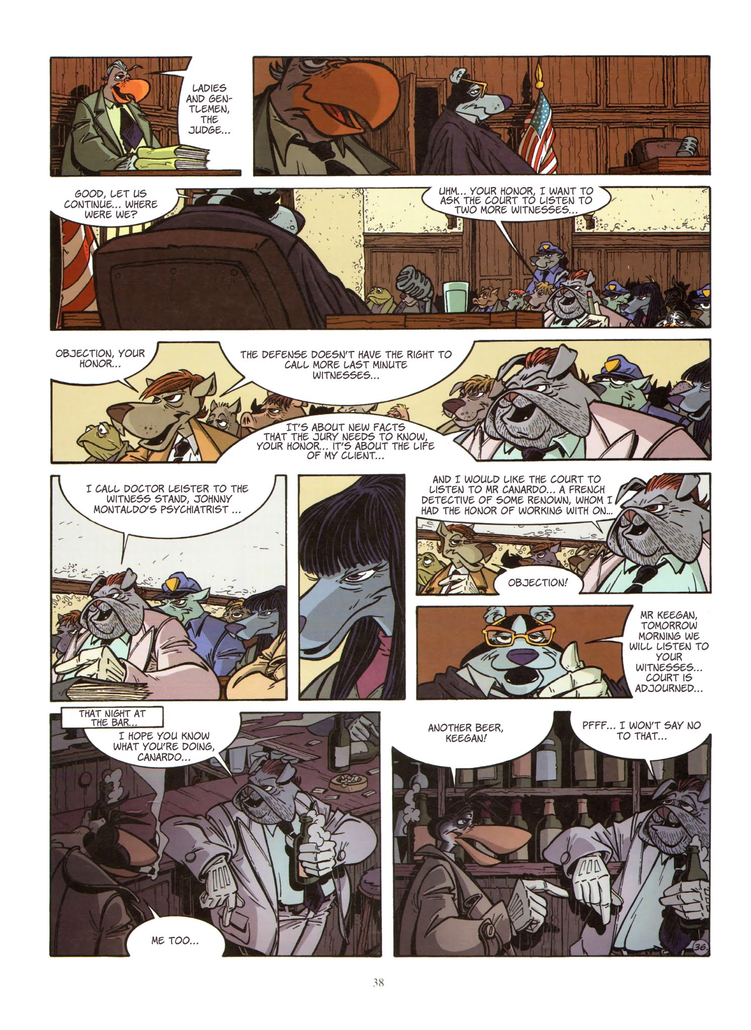 Read online Une enquête de l'inspecteur Canardo comic -  Issue #12 - 39