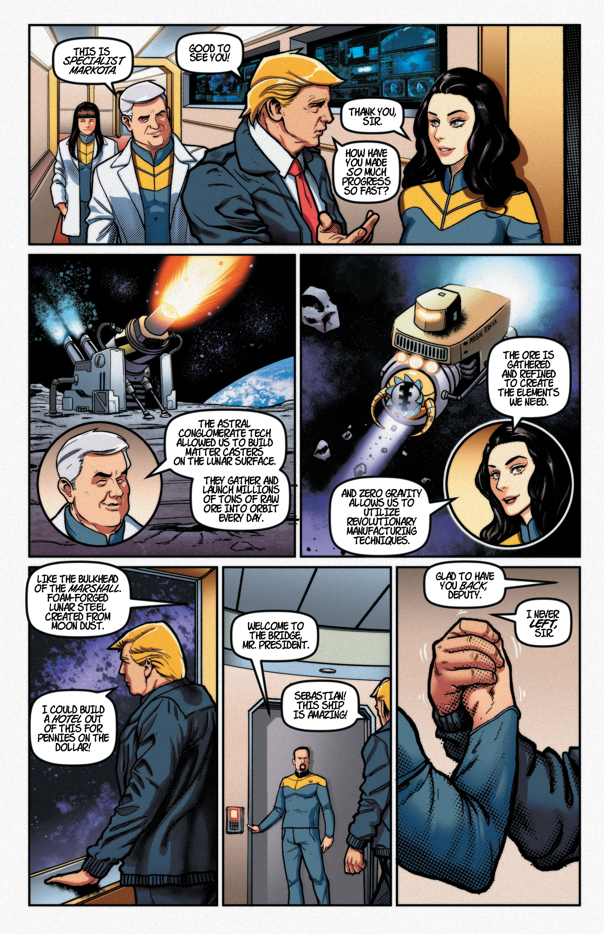 Read online Trump's Space Force comic -  Issue # Full - 13