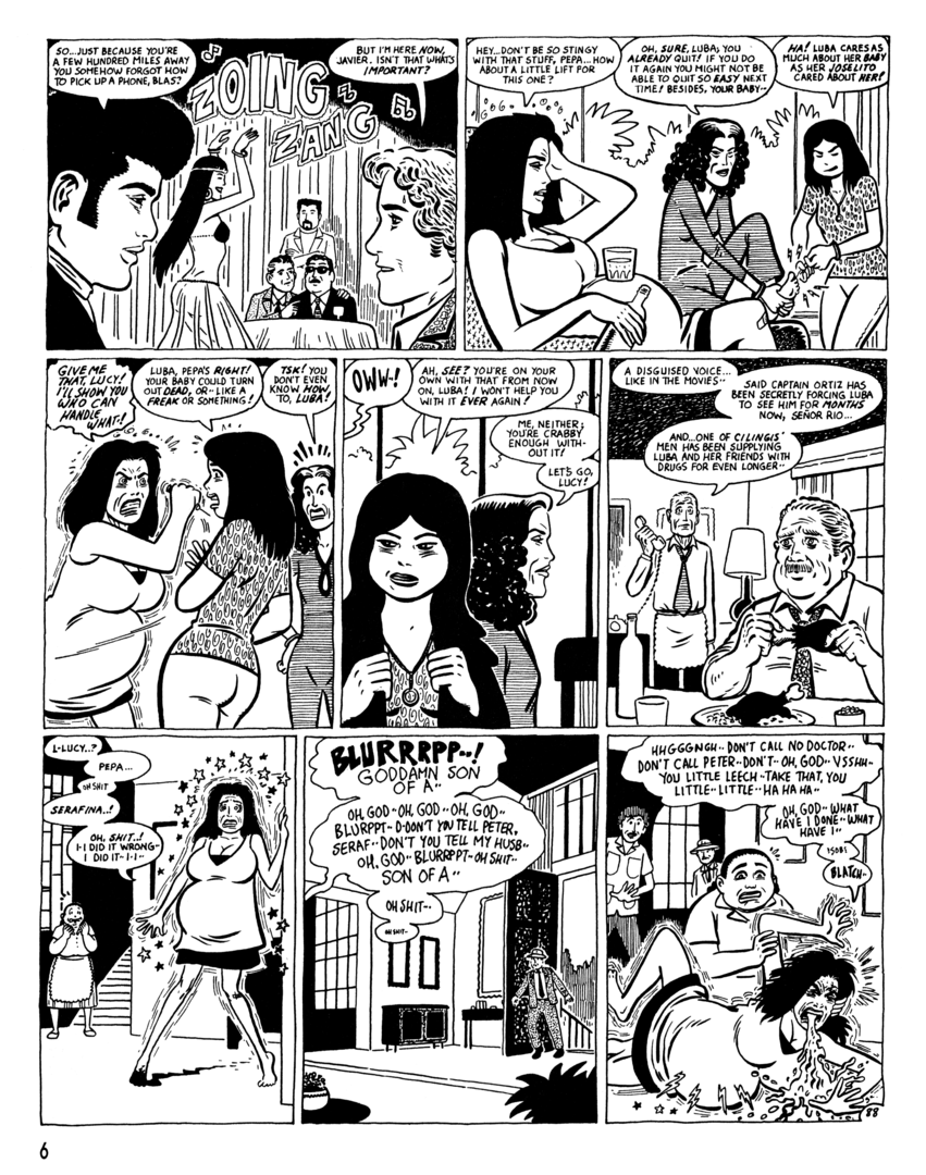 Read online Love and Rockets (1982) comic -  Issue #36 - 8