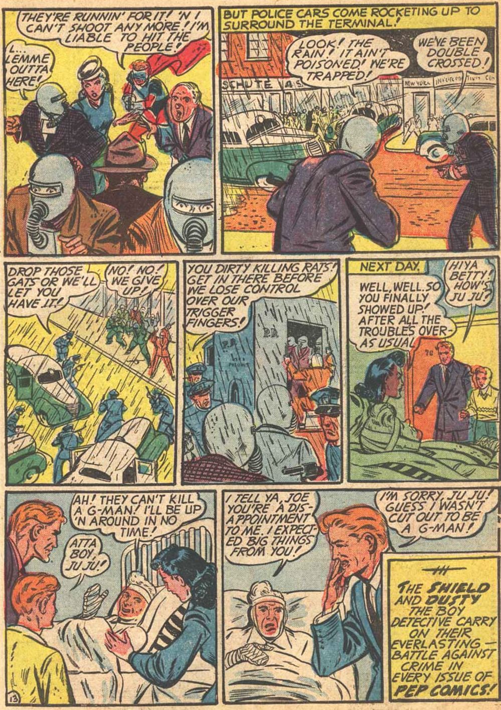 Read online Pep Comics comic -  Issue #13 - 15