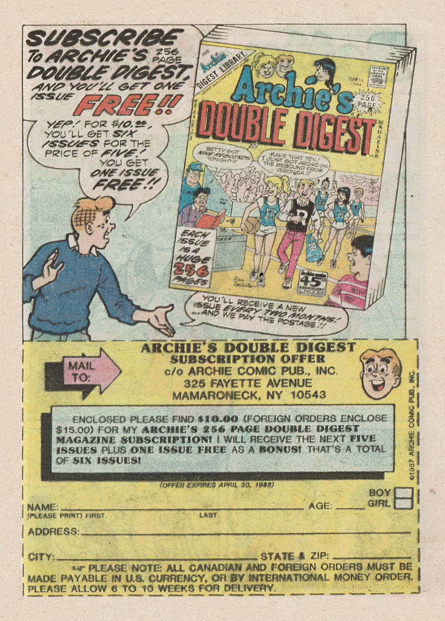 Read online Betty and Veronica Digest Magazine comic -  Issue #28 - 49