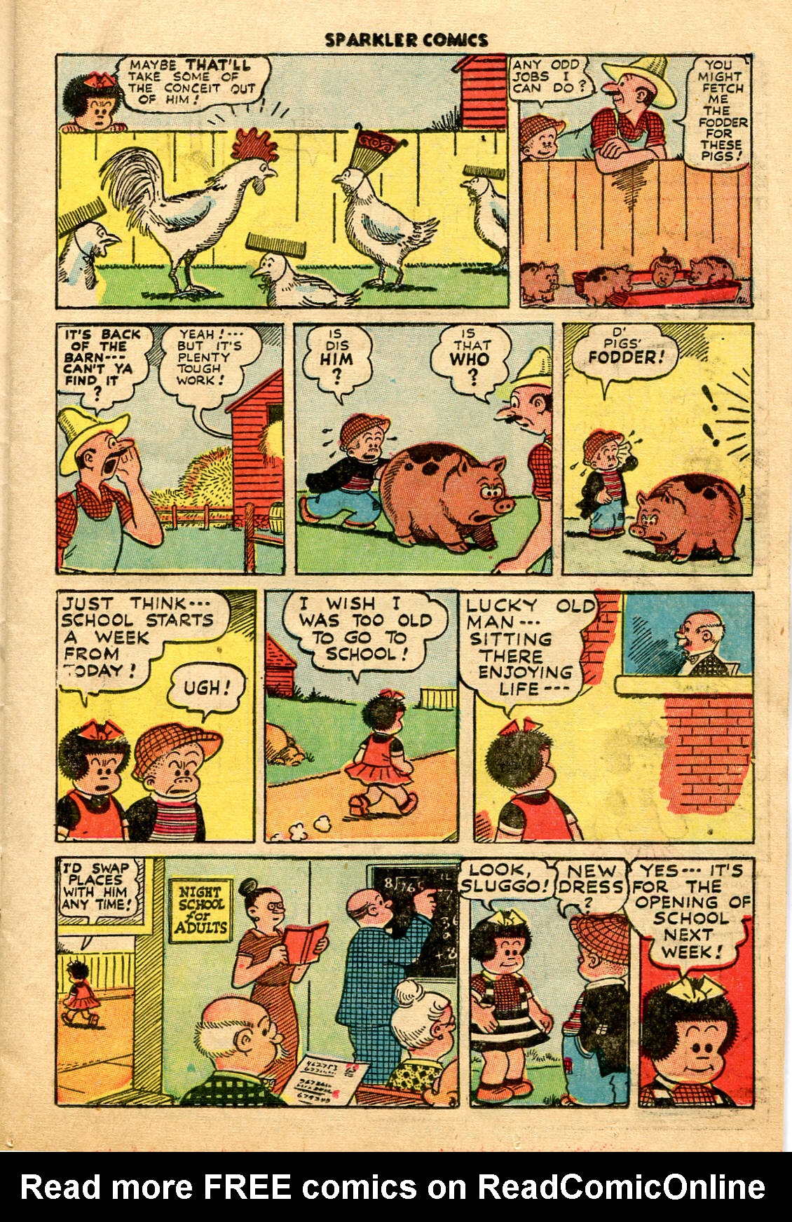 Read online Sparkler Comics comic -  Issue #59 - 17