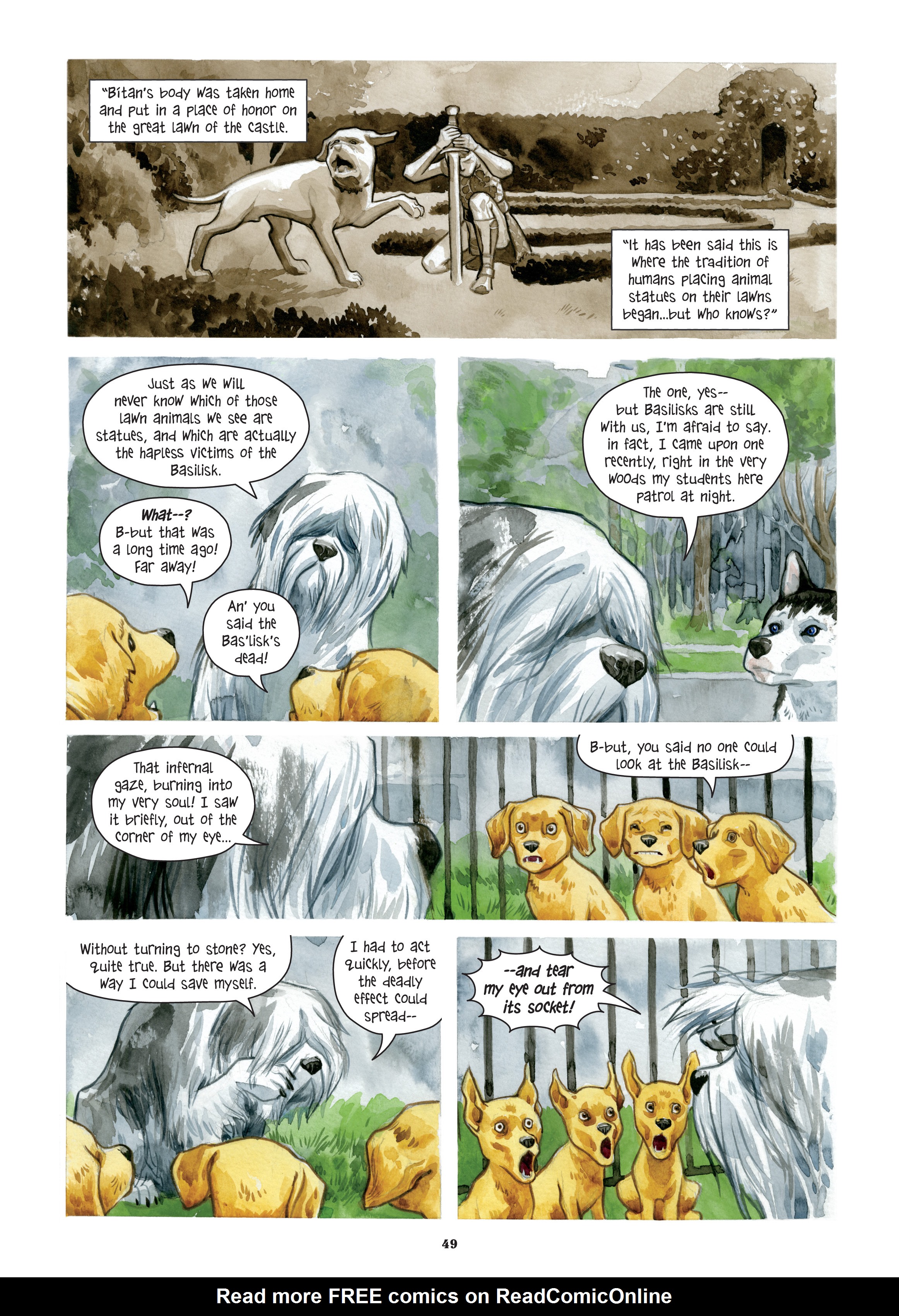 Read online Beasts of Burden: Neighborhood Watch (2019) comic -  Issue # TPB (Part 1) - 51