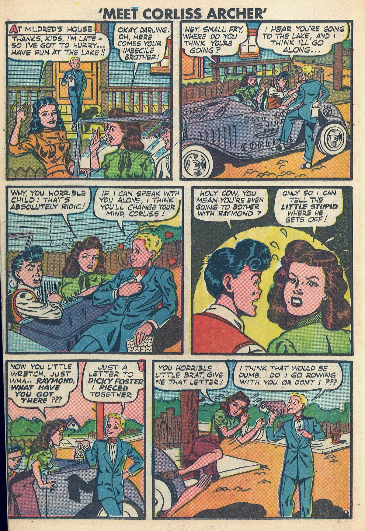 Read online Meet Corliss Archer comic -  Issue #2 - 6