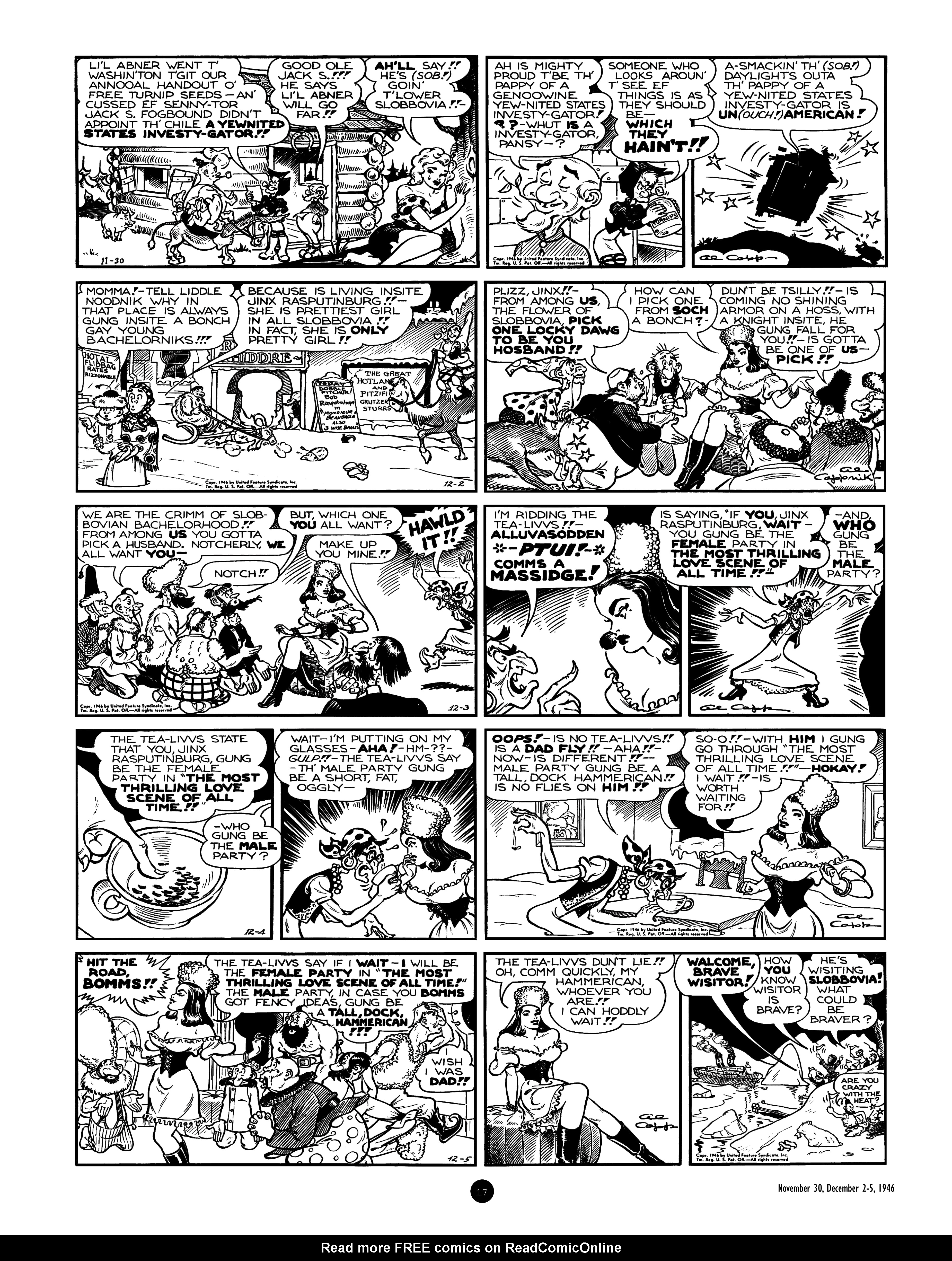 Read online Al Capp's Li'l Abner Complete Daily & Color Sunday Comics comic -  Issue # TPB 7 (Part 1) - 17