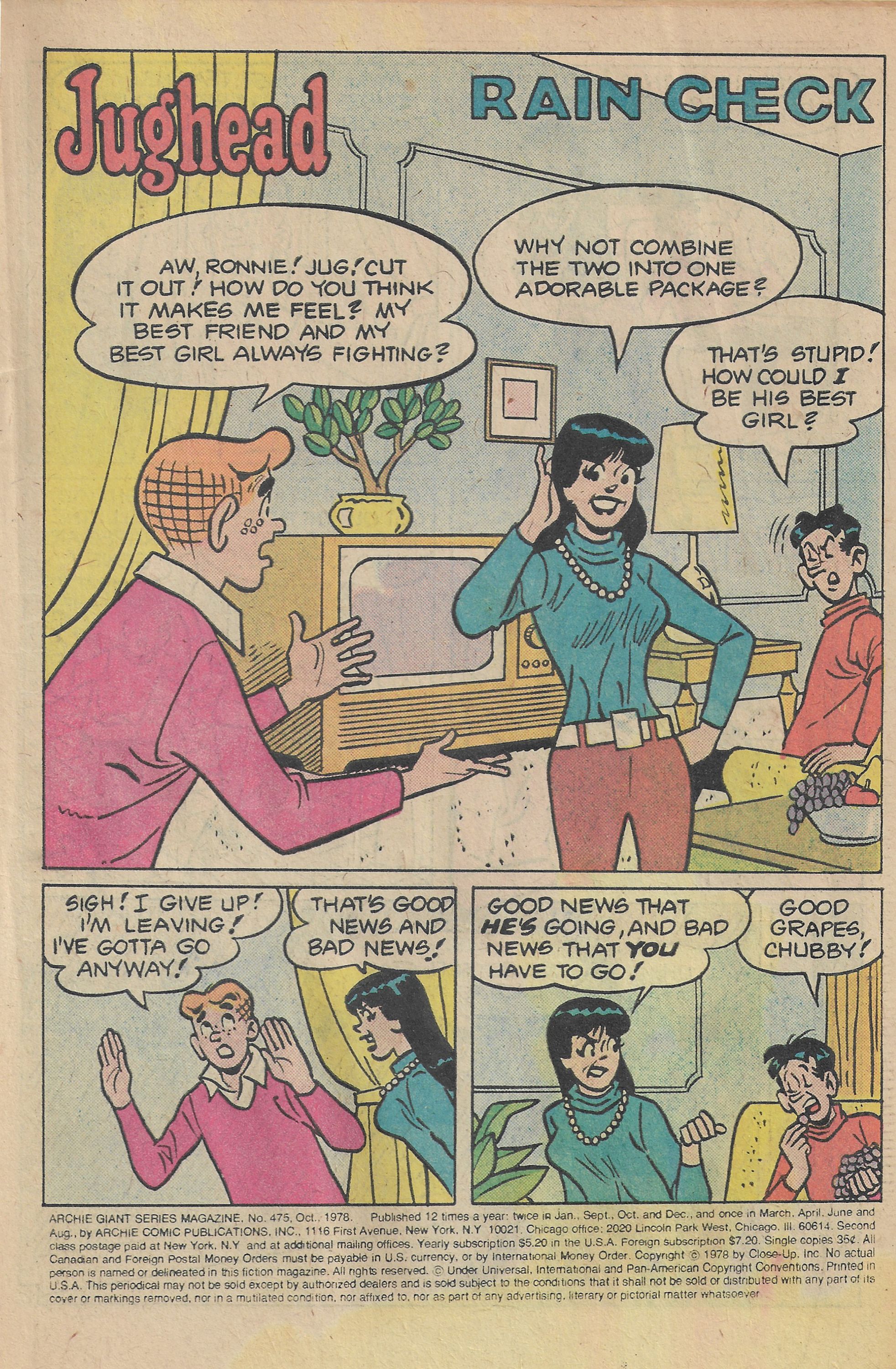 Read online Archie Giant Series Magazine comic -  Issue #475 - 3