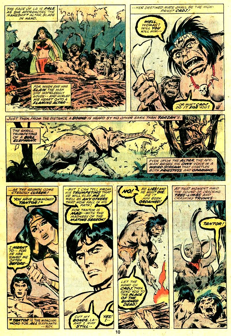 Read online Tarzan (1977) comic -  Issue #6 - 7