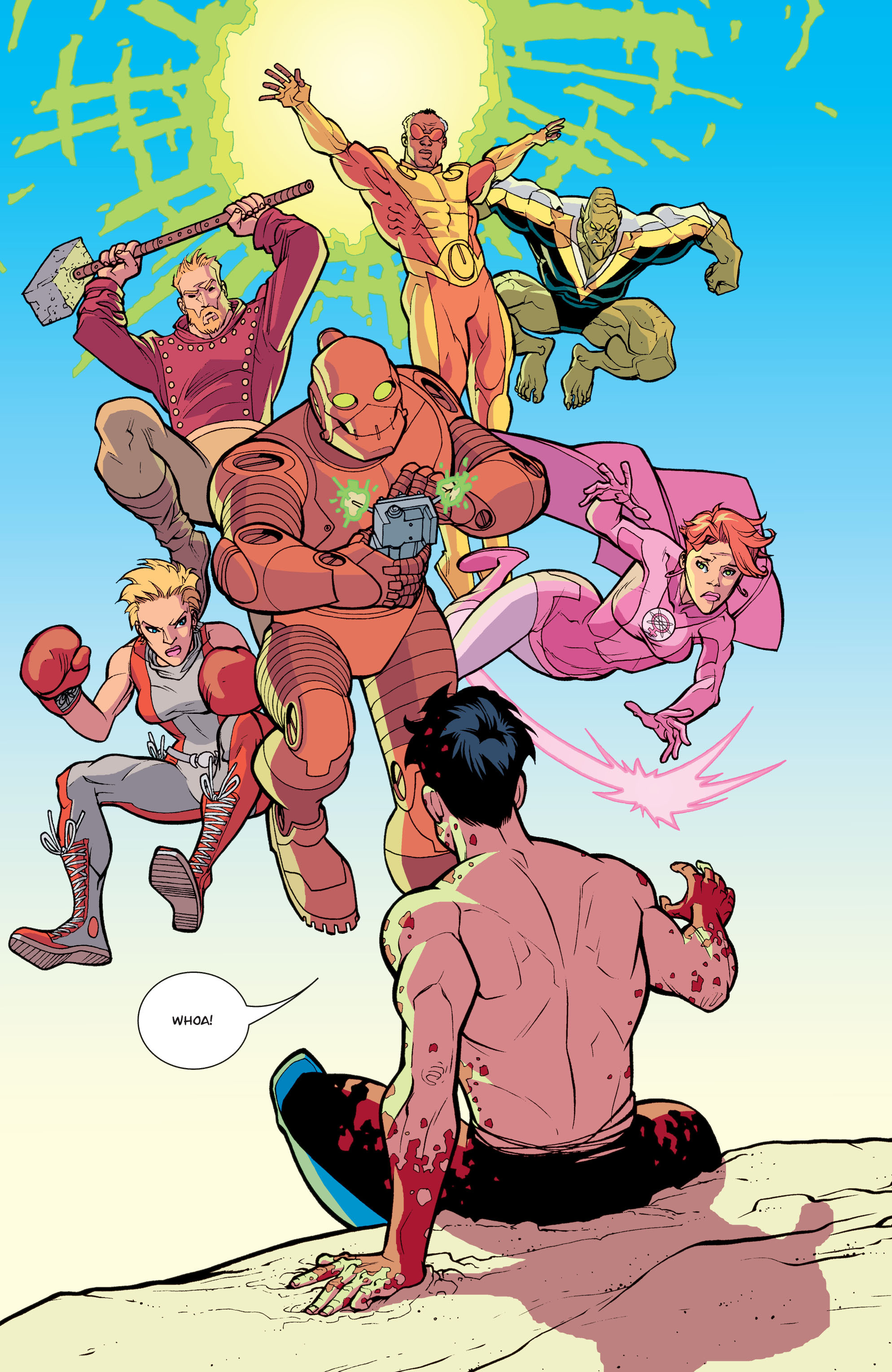 Read online Invincible comic -  Issue # _TPB 7 - Threes Company - 85