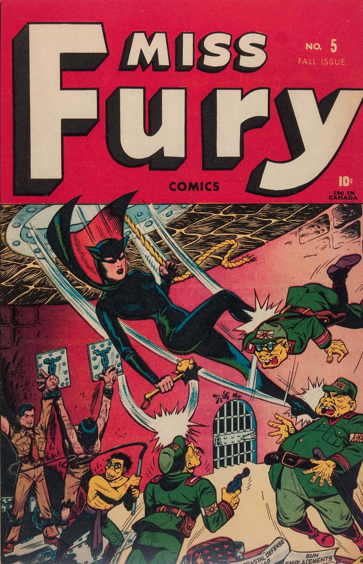 Read online Miss Fury (1942) comic -  Issue #5 - 1