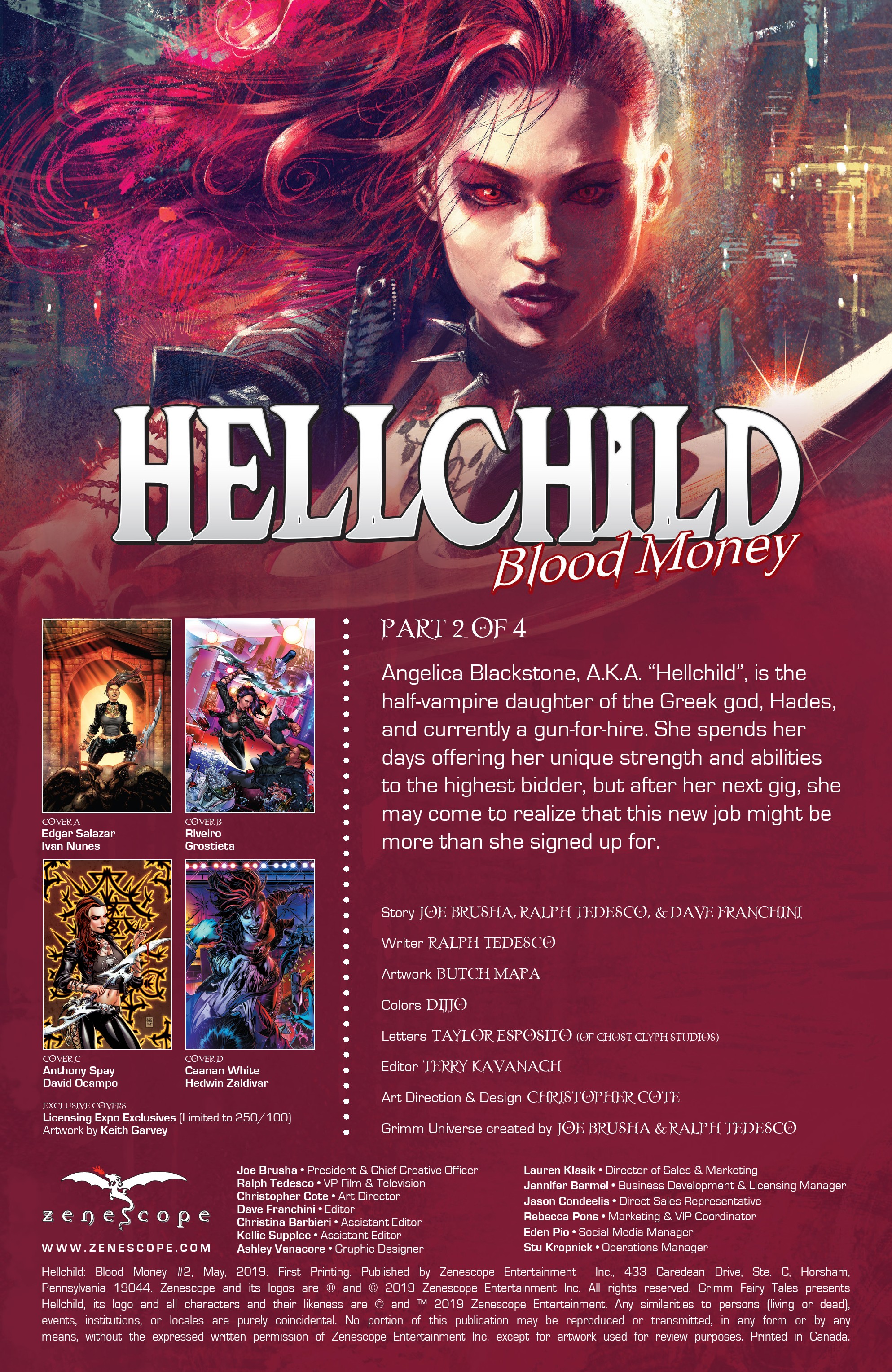 Read online Hellchild: Blood Money comic -  Issue #2 - 2