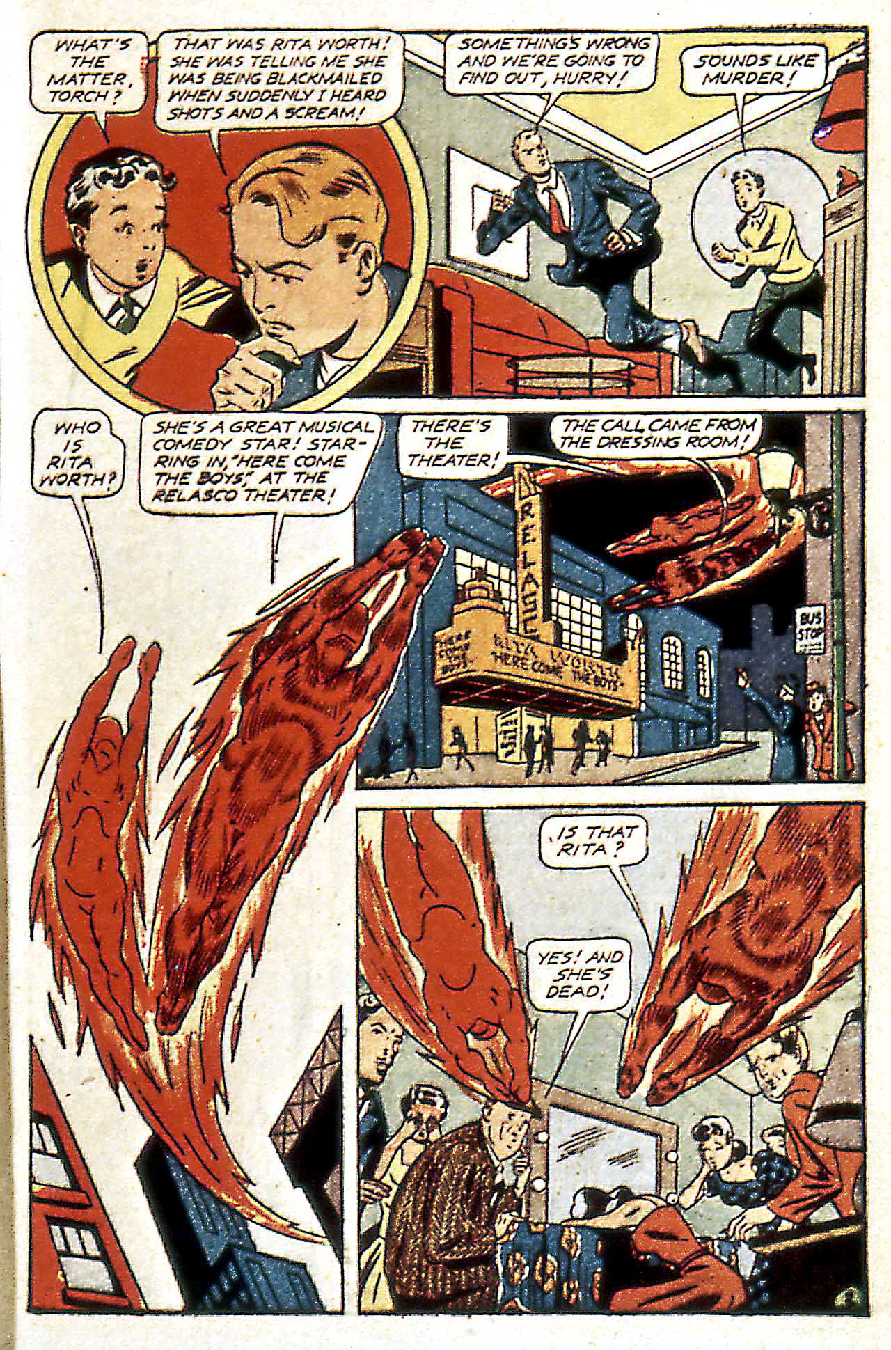 Read online The Human Torch (1940) comic -  Issue #19 - 6