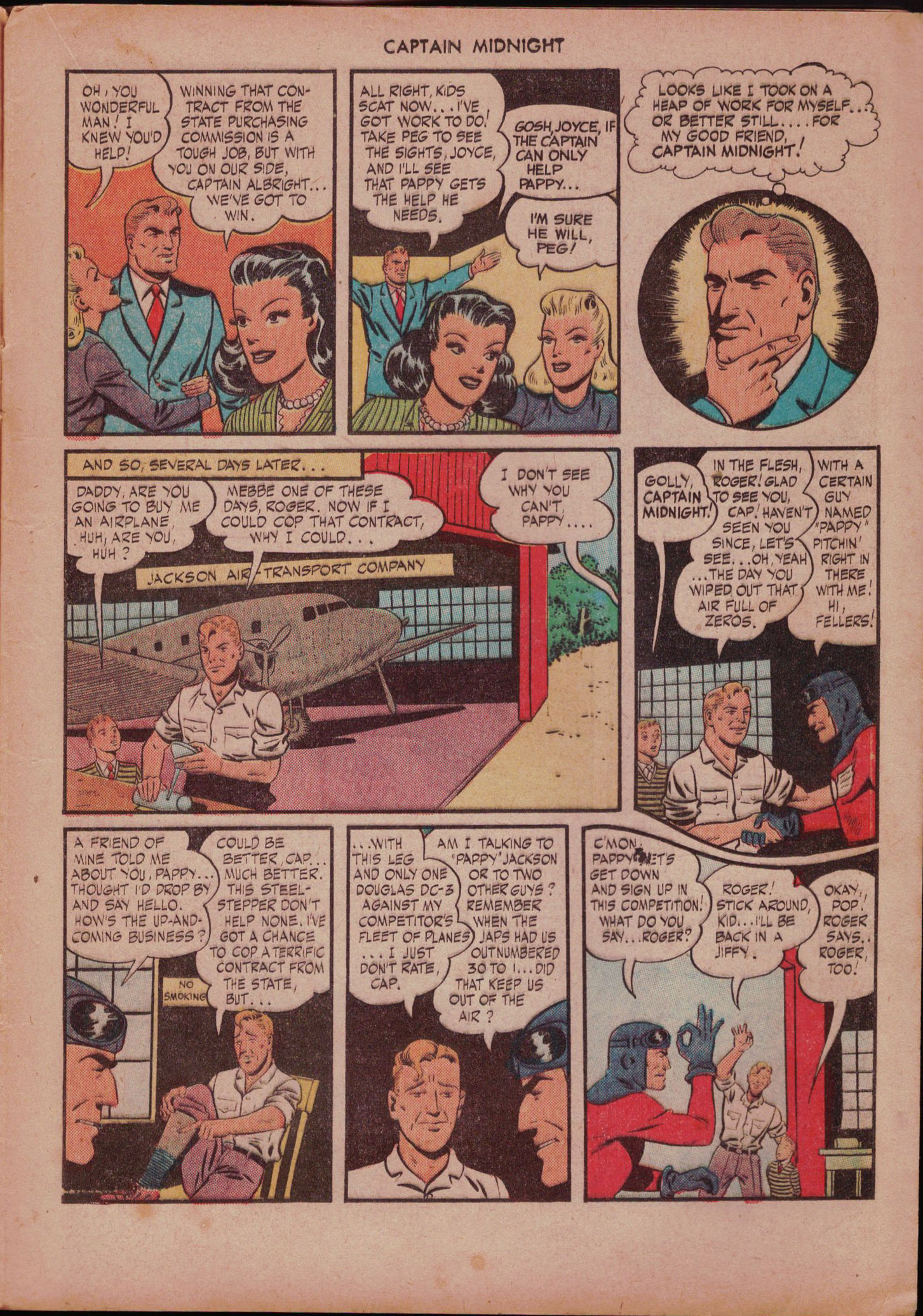 Read online Captain Midnight (1942) comic -  Issue #28 - 17