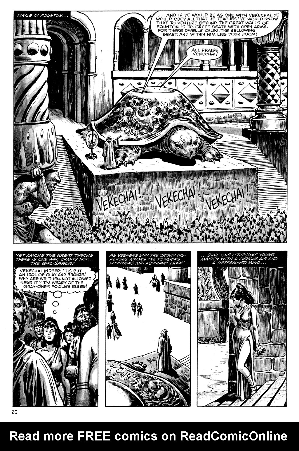 Read online The Savage Sword Of Conan comic -  Issue #72 - 20