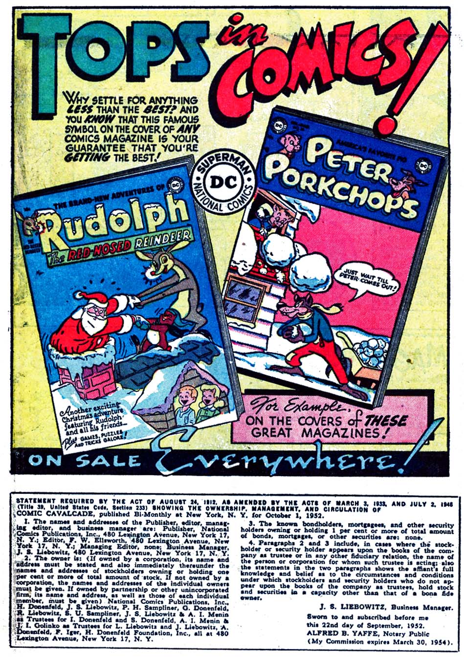 Read online Comic Cavalcade comic -  Issue #55 - 14