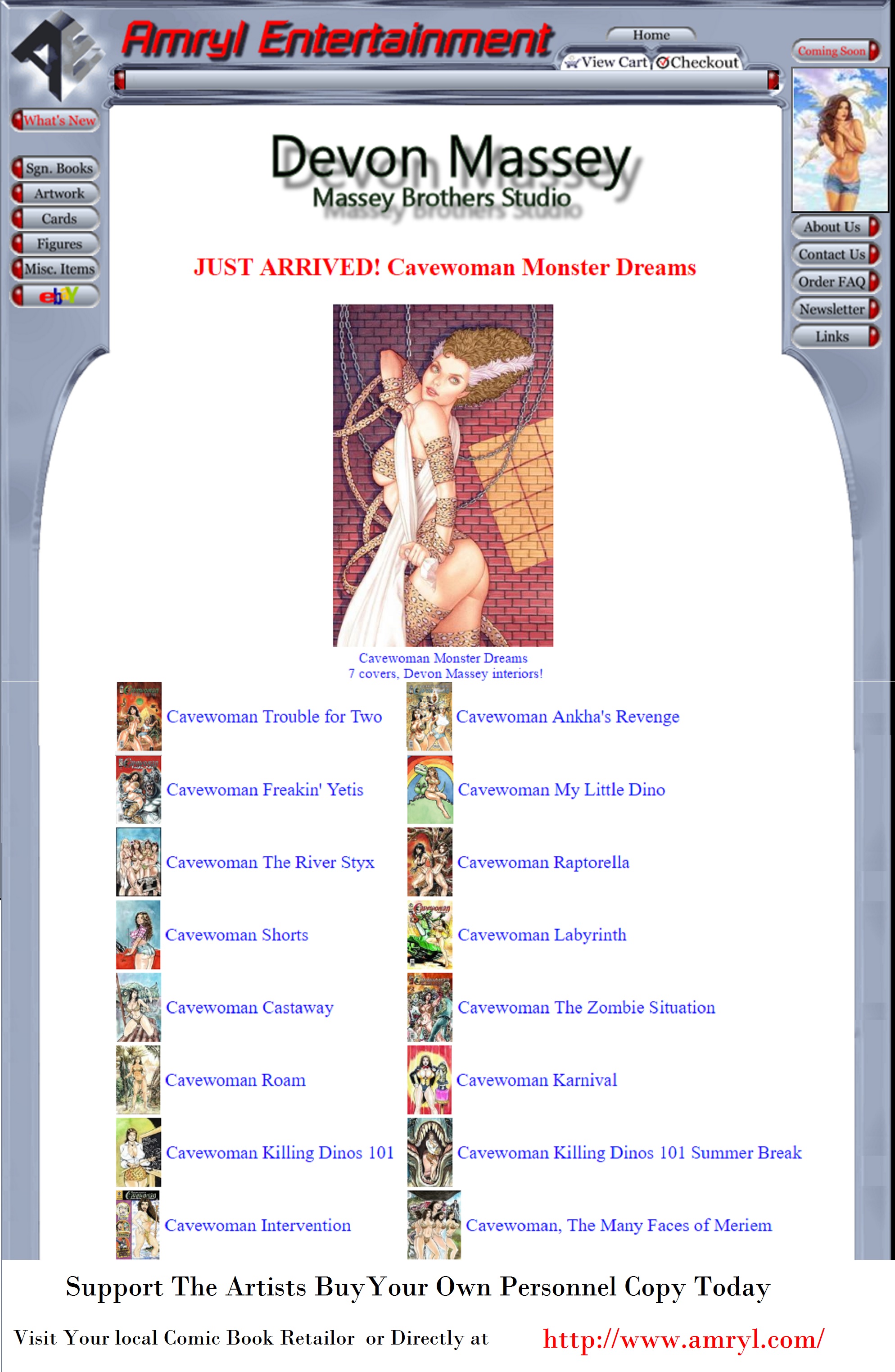 Read online Cavewoman: Monster Dreams comic -  Issue # Full - 2