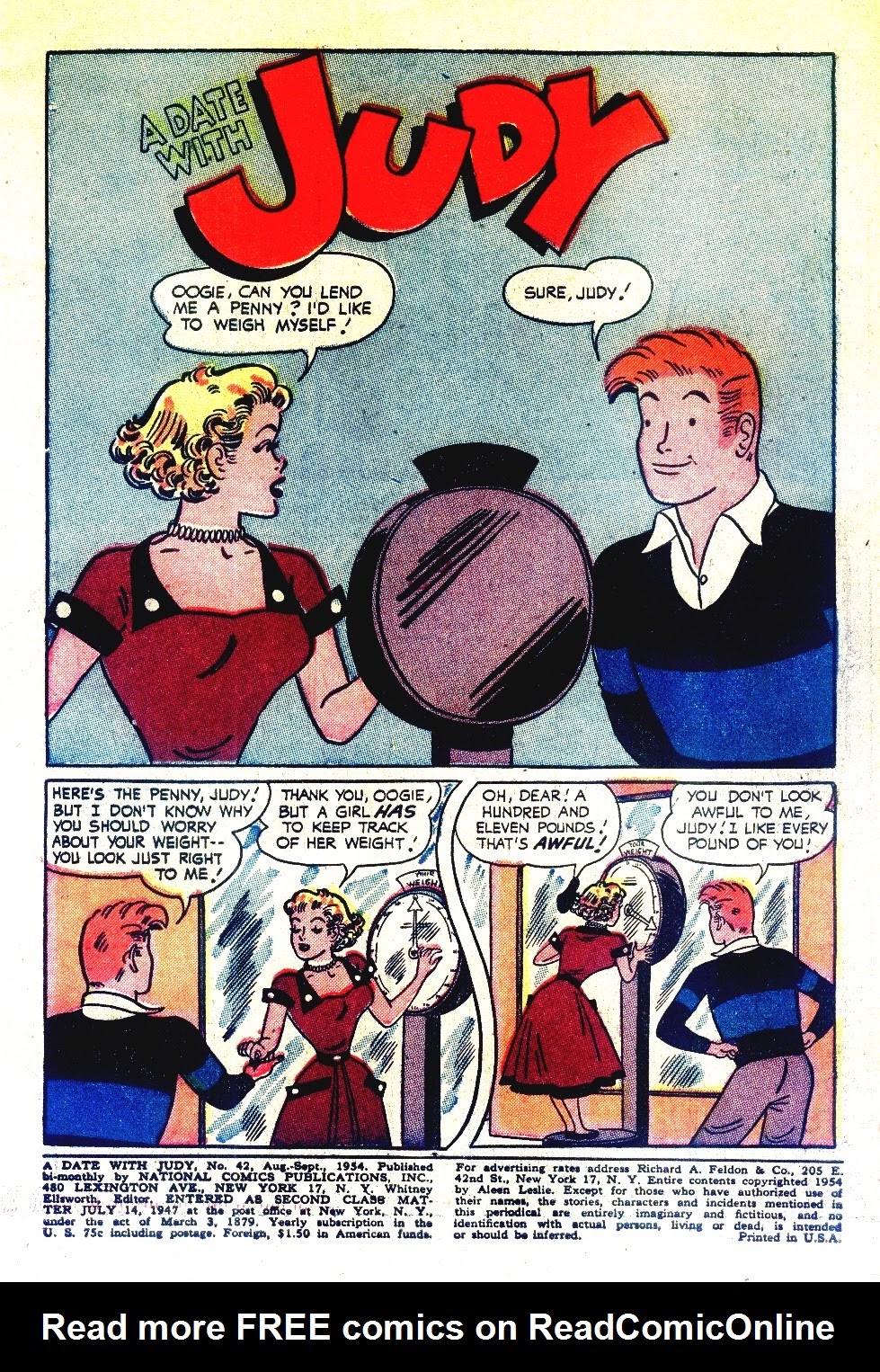 Read online A Date with Judy comic -  Issue #42 - 3