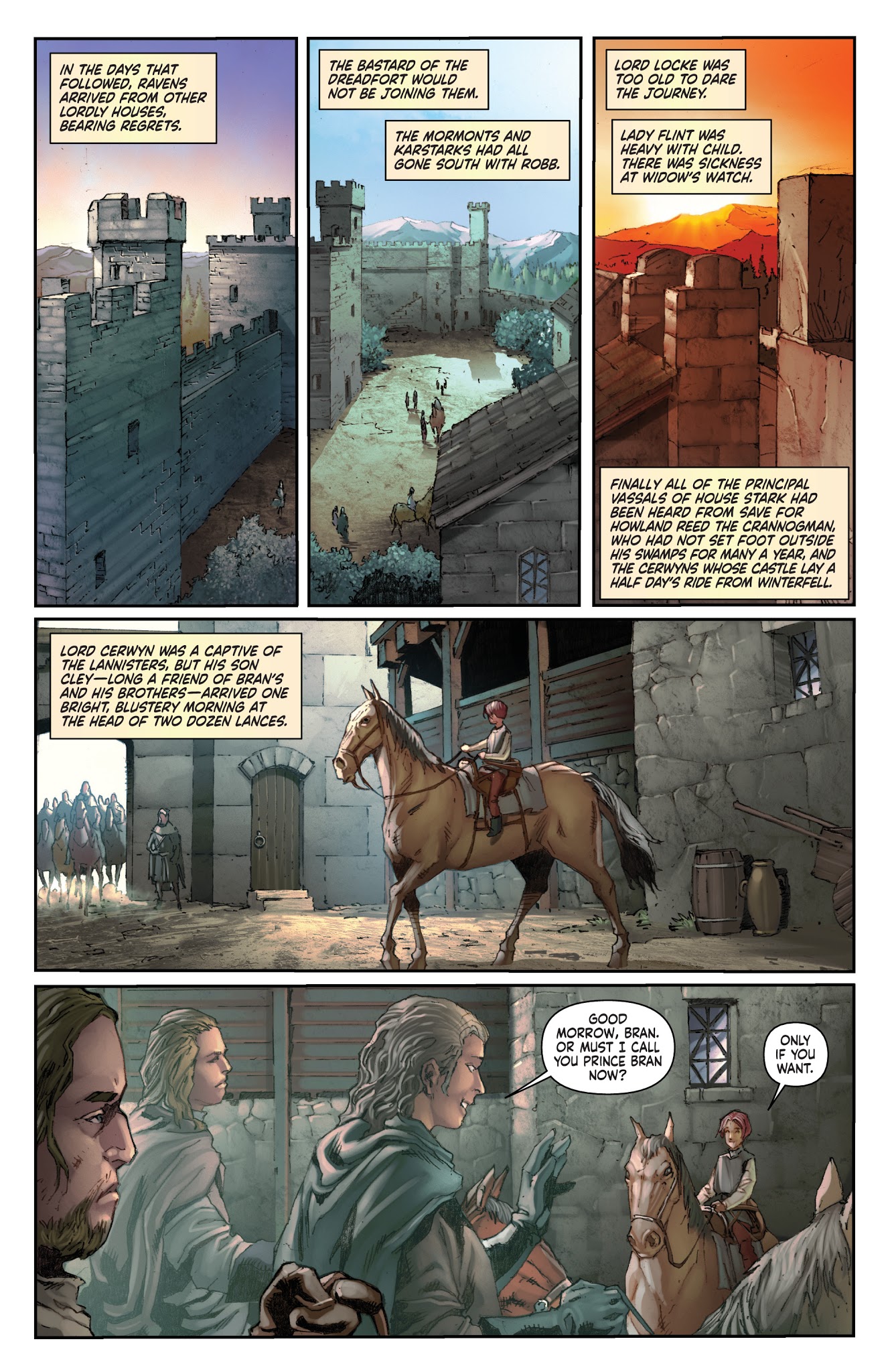 Read online A Clash of Kings comic -  Issue #9 - 12