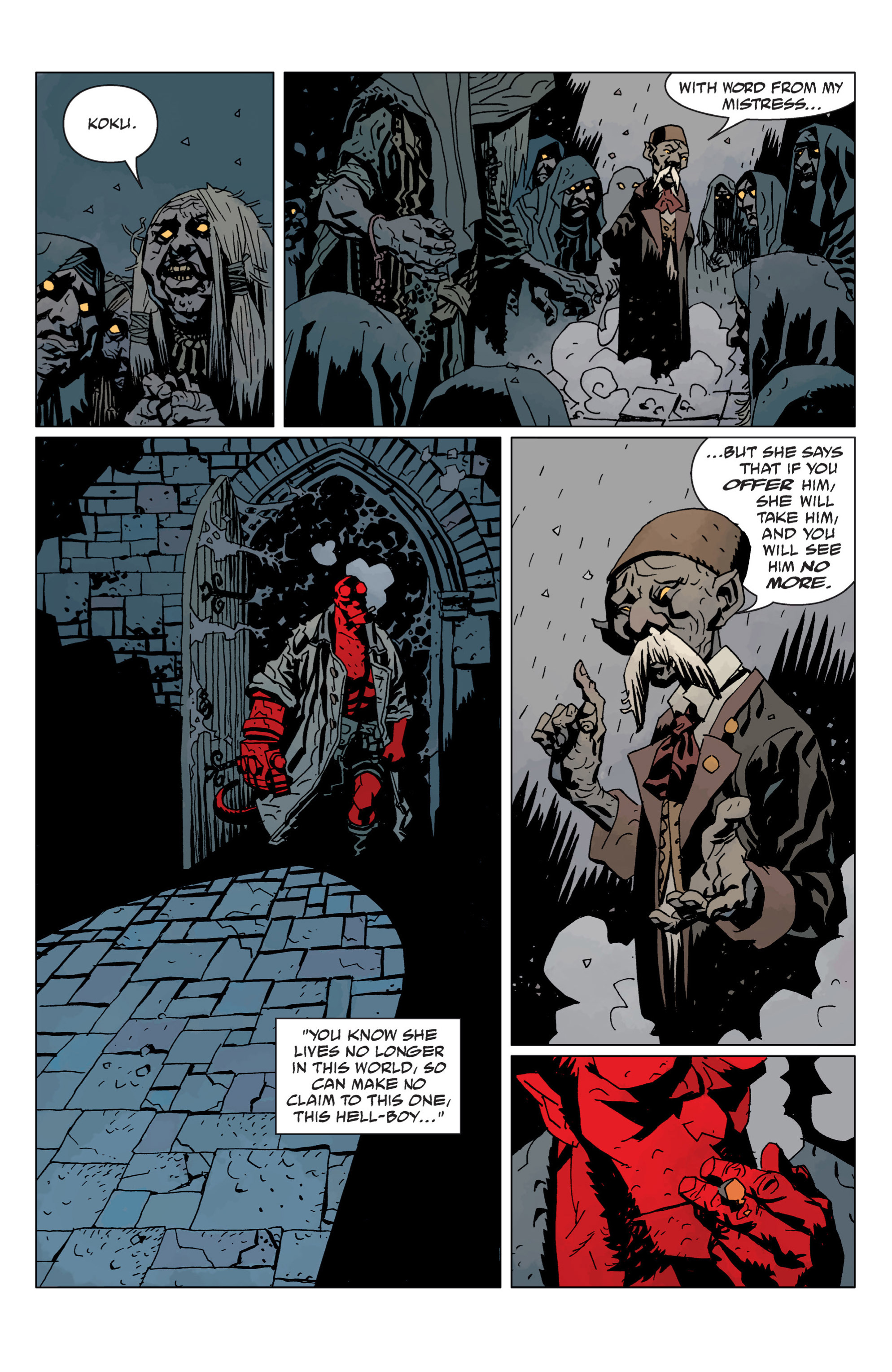 Read online Hellboy comic -  Issue #8 - 57