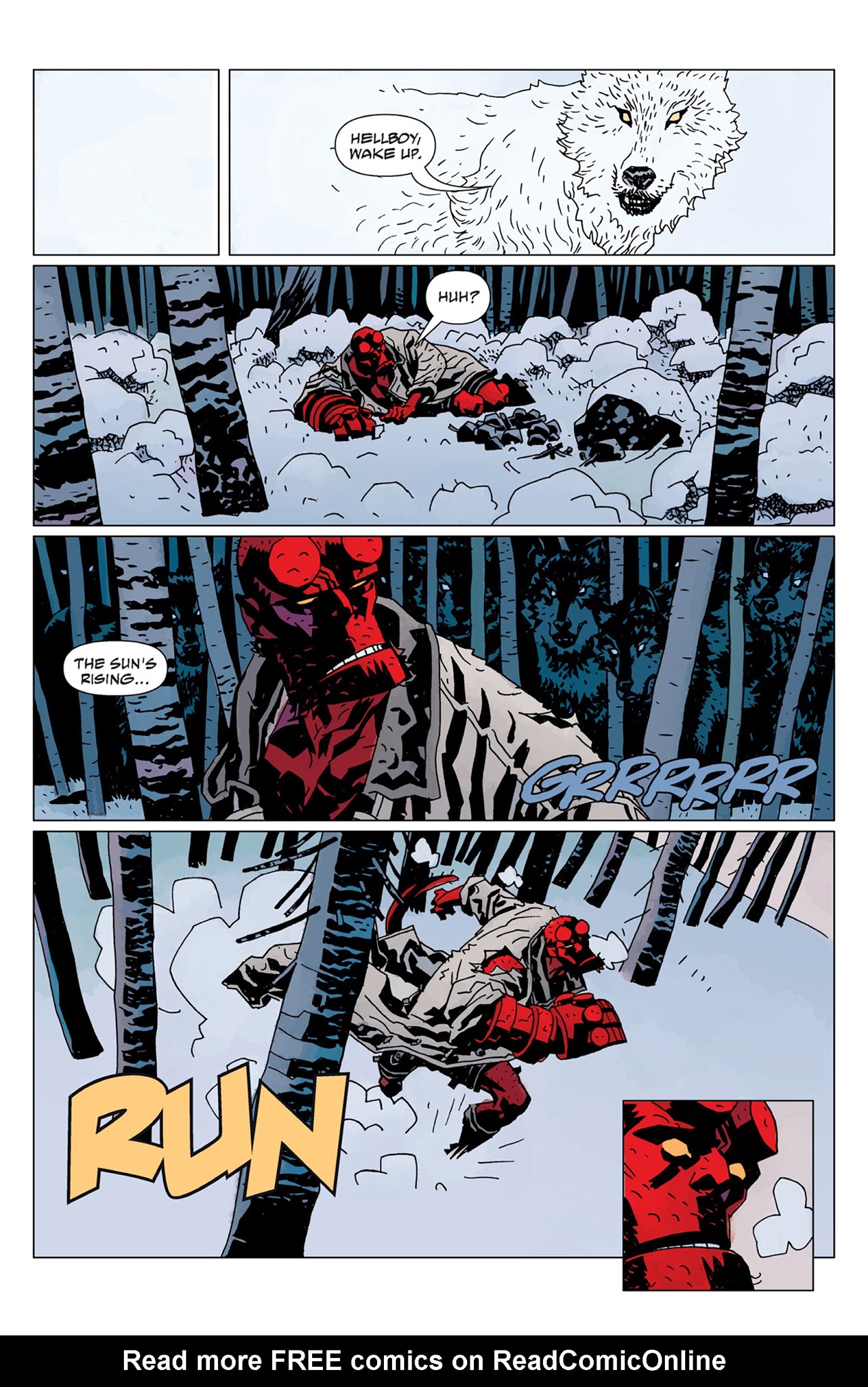 Read online Hellboy: Darkness Calls comic -  Issue # TPB - 74