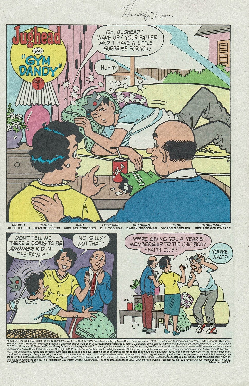 Read online Archie's Pal Jughead Comics comic -  Issue #70 - 3