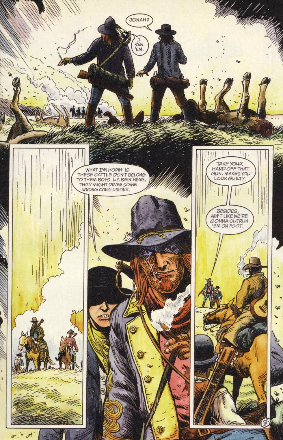 Read online Jonah Hex: Riders of the Worm and Such comic -  Issue #2 - 9