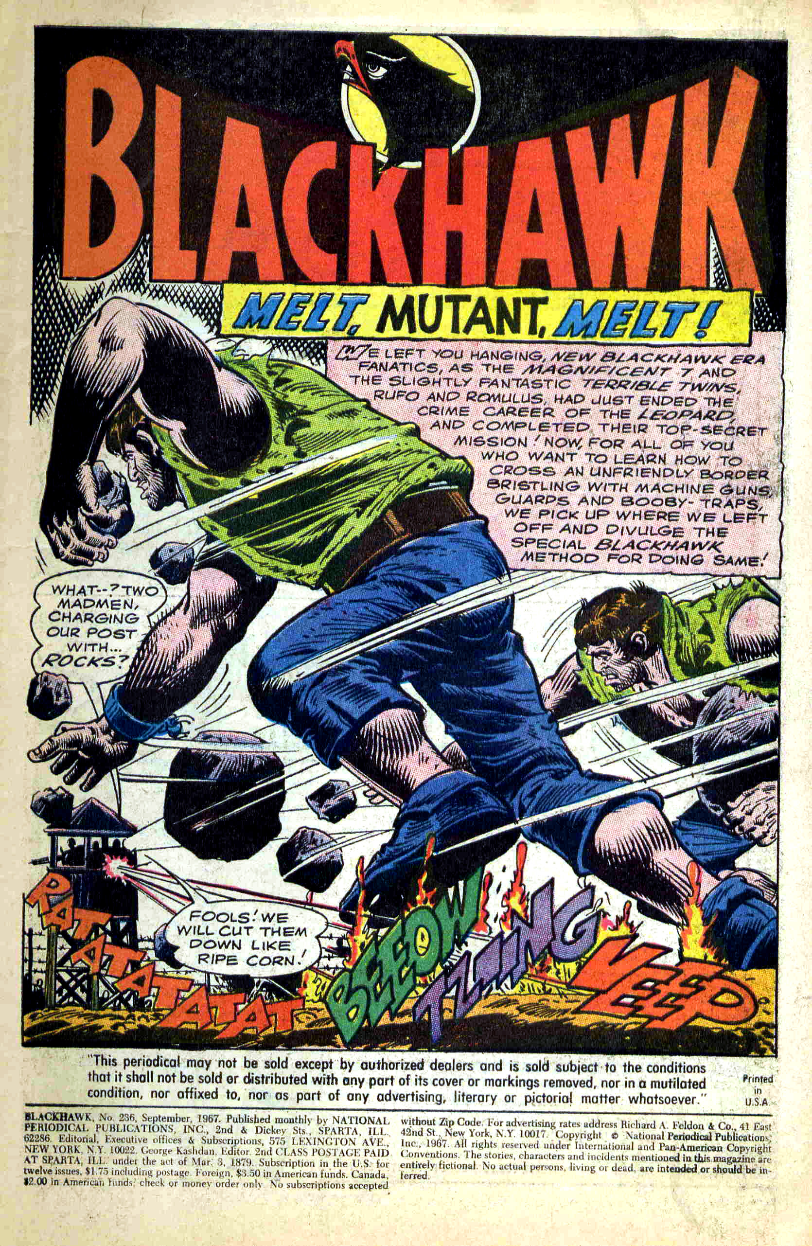 Read online Blackhawk (1957) comic -  Issue #236 - 2