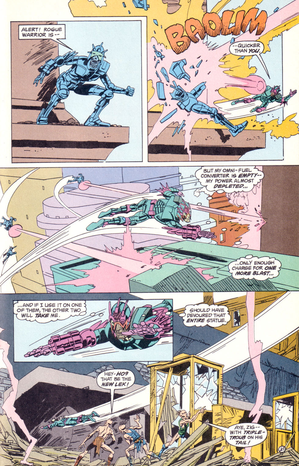 Read online Electric Warrior comic -  Issue #11 - 22