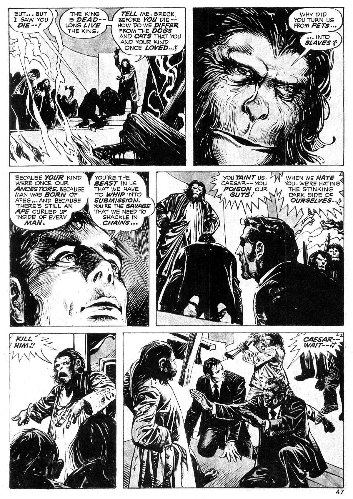 Read online Planet of the Apes comic -  Issue #21 - 46