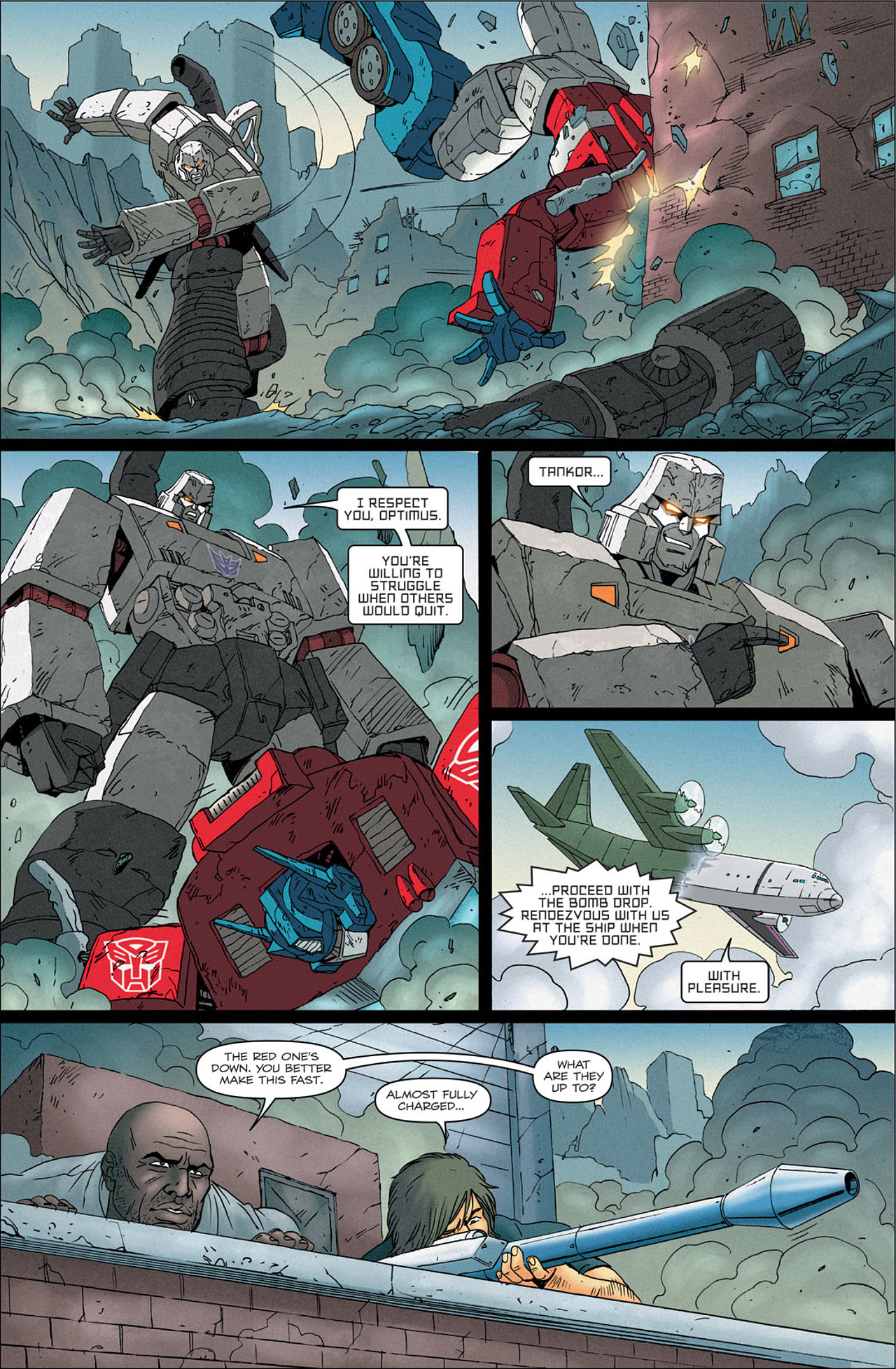 Read online The Transformers: All Hail Megatron comic -  Issue #12 - 14