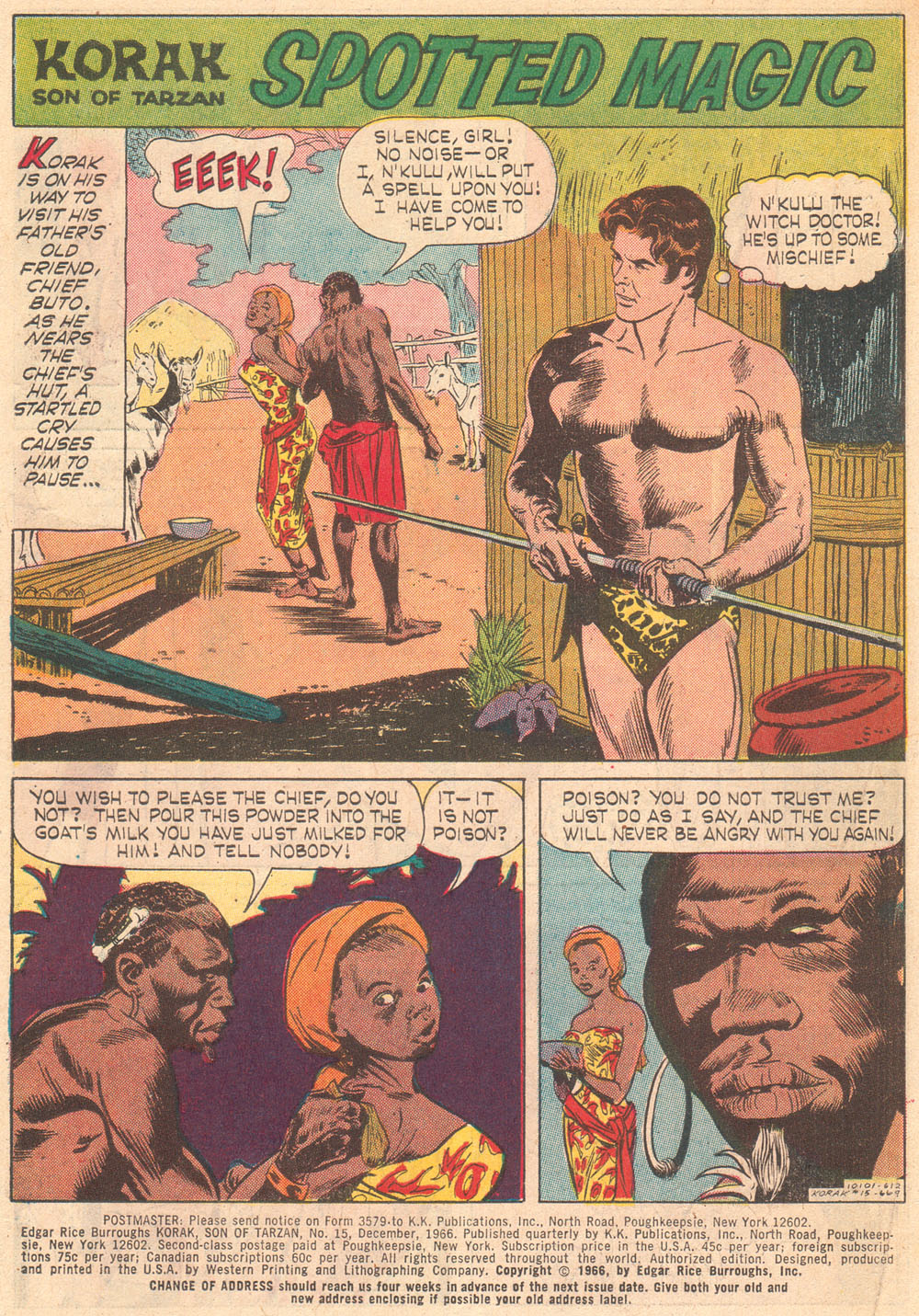 Read online Korak, Son of Tarzan (1964) comic -  Issue #15 - 3