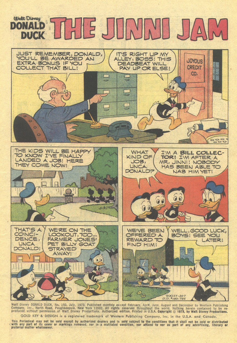 Read online Donald Duck (1962) comic -  Issue #150 - 3