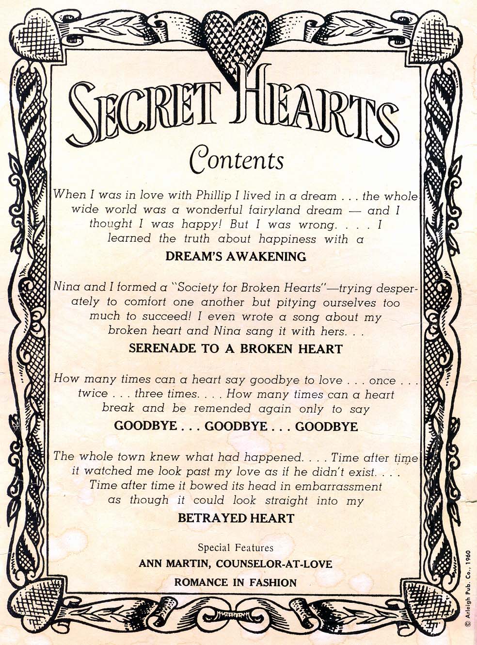 Read online Secret Hearts comic -  Issue #65 - 2