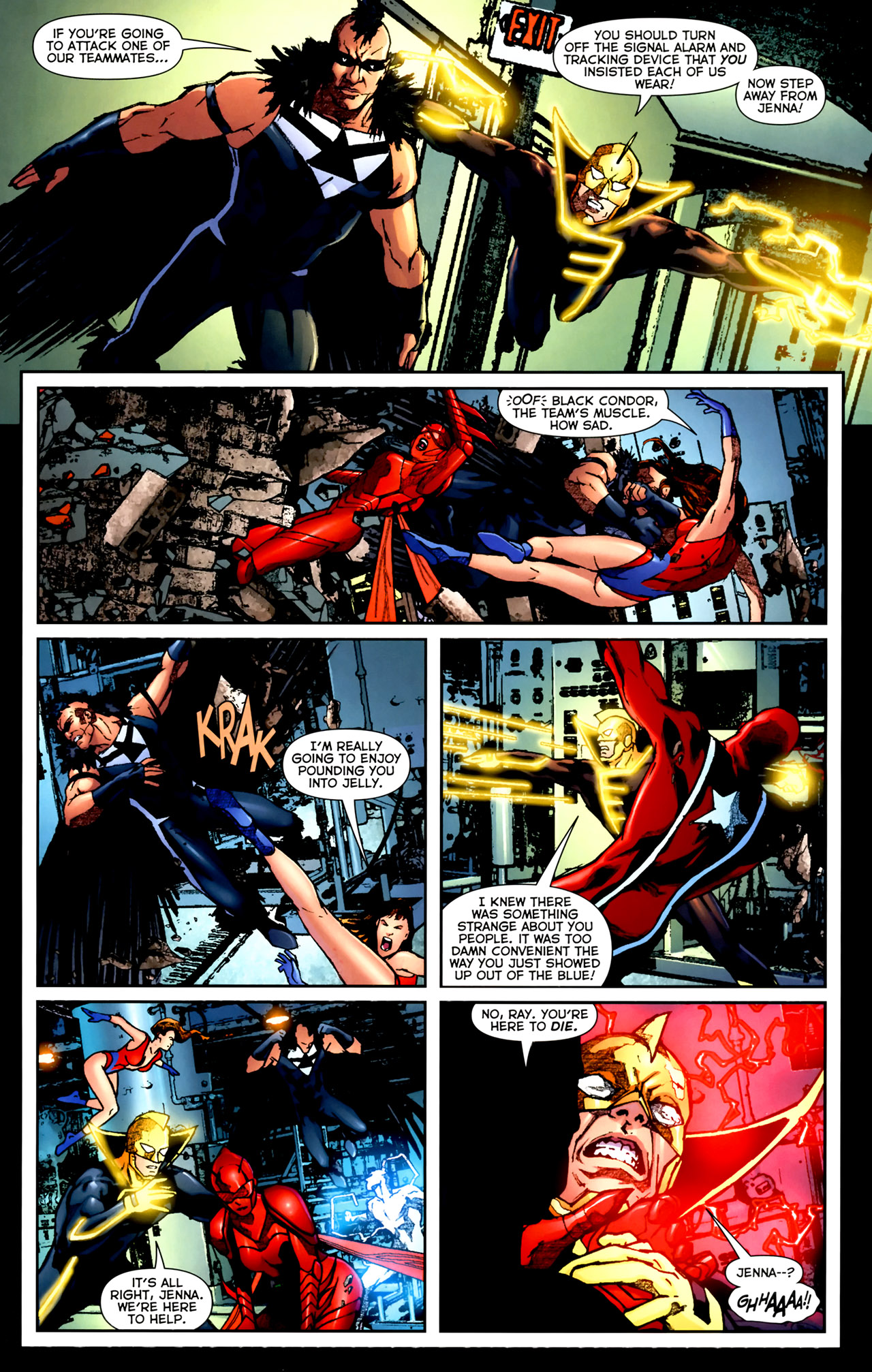 Read online Uncle Sam and the Freedom Fighters (2007) comic -  Issue #4 - 13