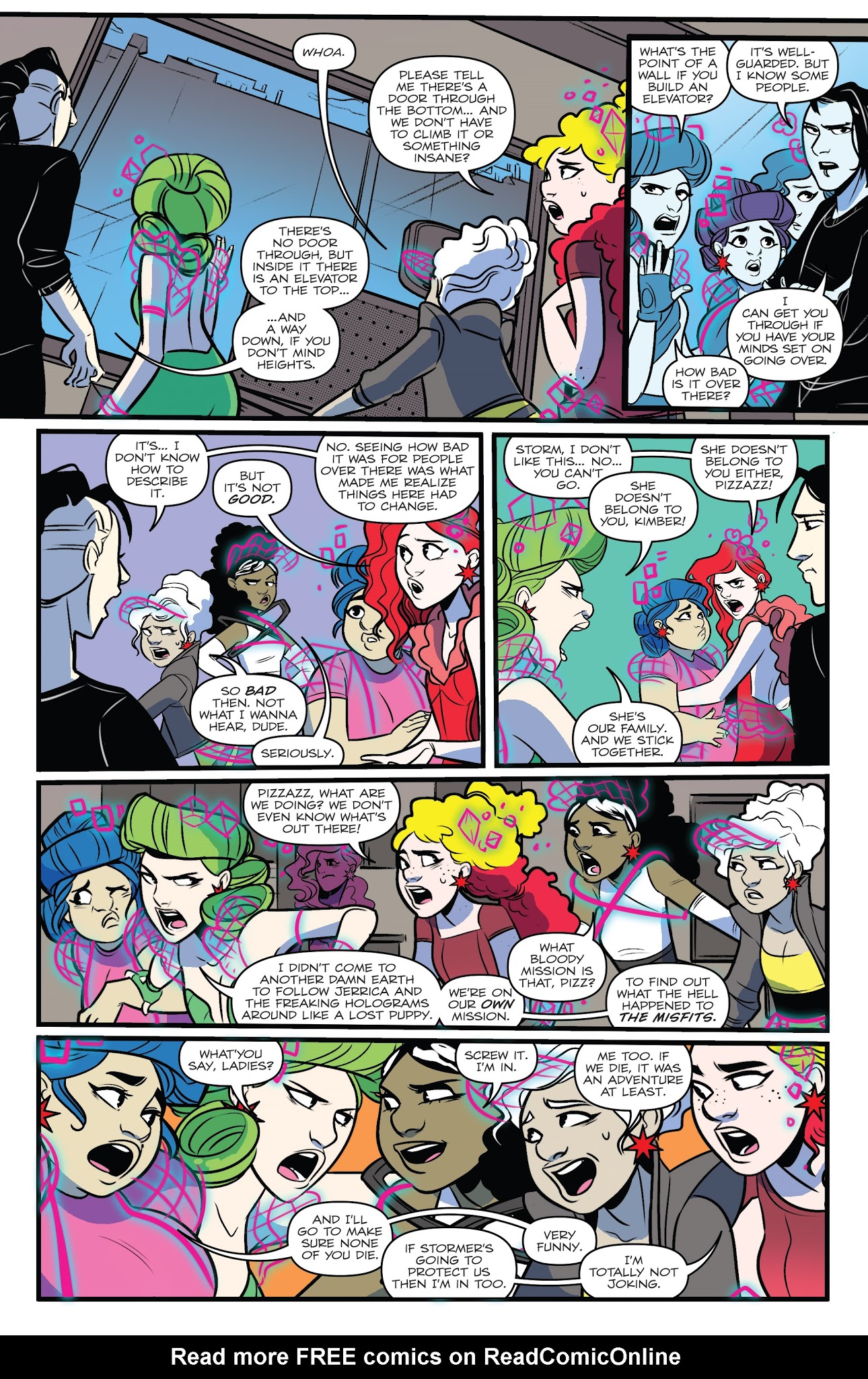 Read online Jem and the Holograms: The Misfits: Infinite comic -  Issue #1 - 19
