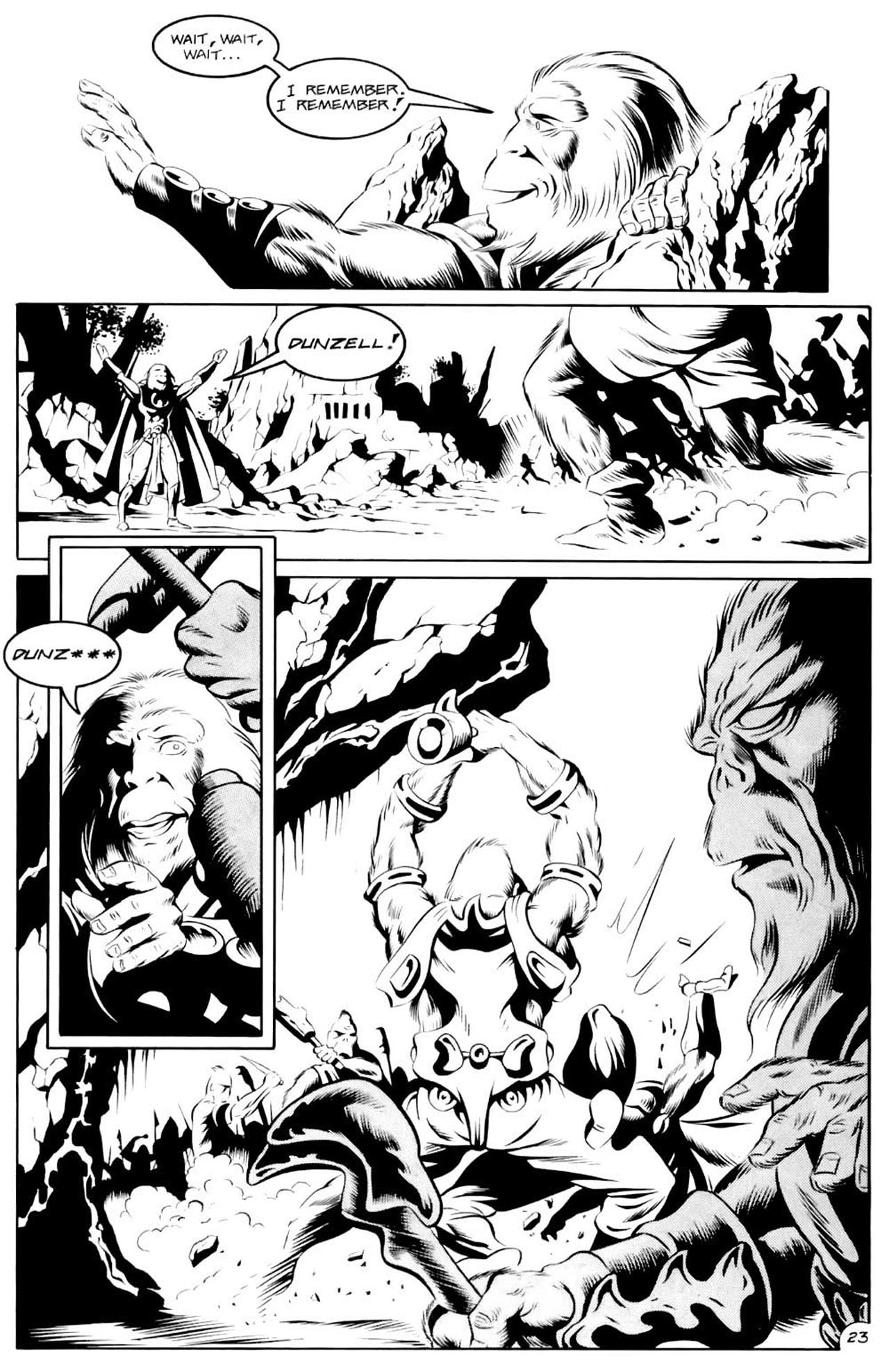 Read online Planet of the Apes (1990) comic -  Issue #10 - 29