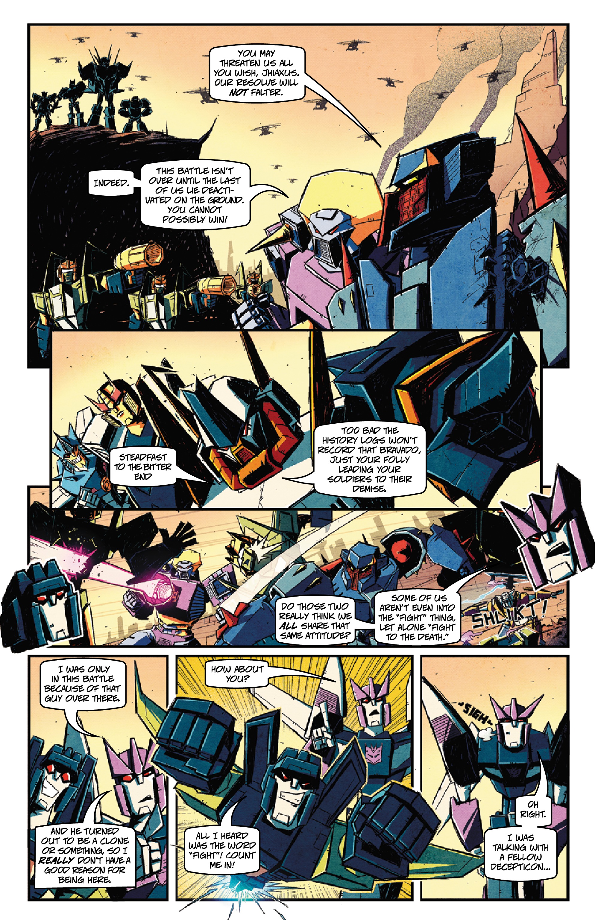 Read online Transformers: Timelines comic -  Issue #9 - 4