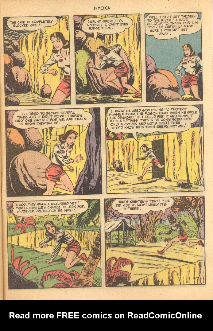 Read online Nyoka the Jungle Girl (1945) comic -  Issue #39 - 45