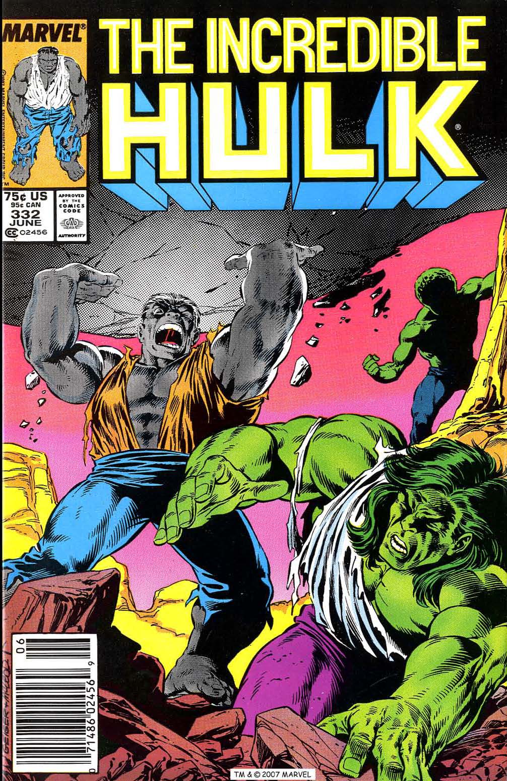 Read online The Incredible Hulk (1968) comic -  Issue #332 - 1