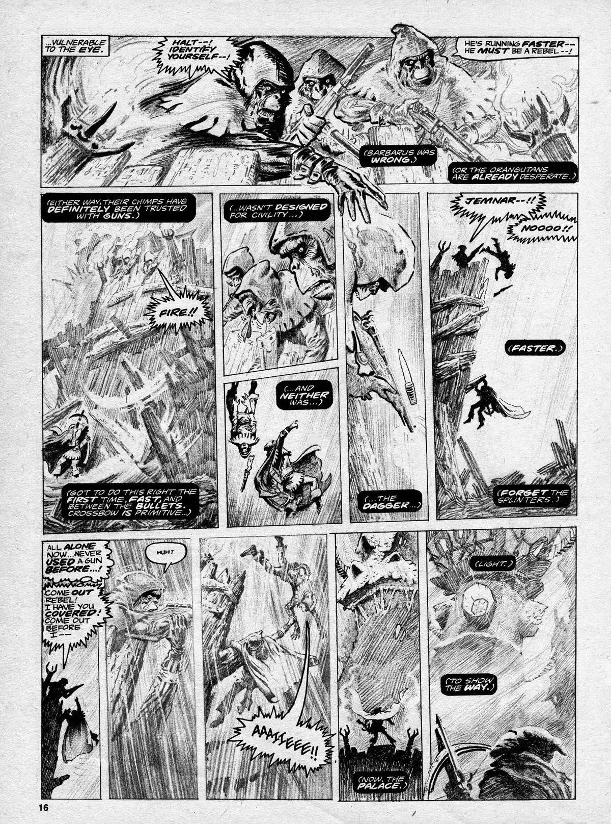 Read online Planet of the Apes comic -  Issue #12 - 16