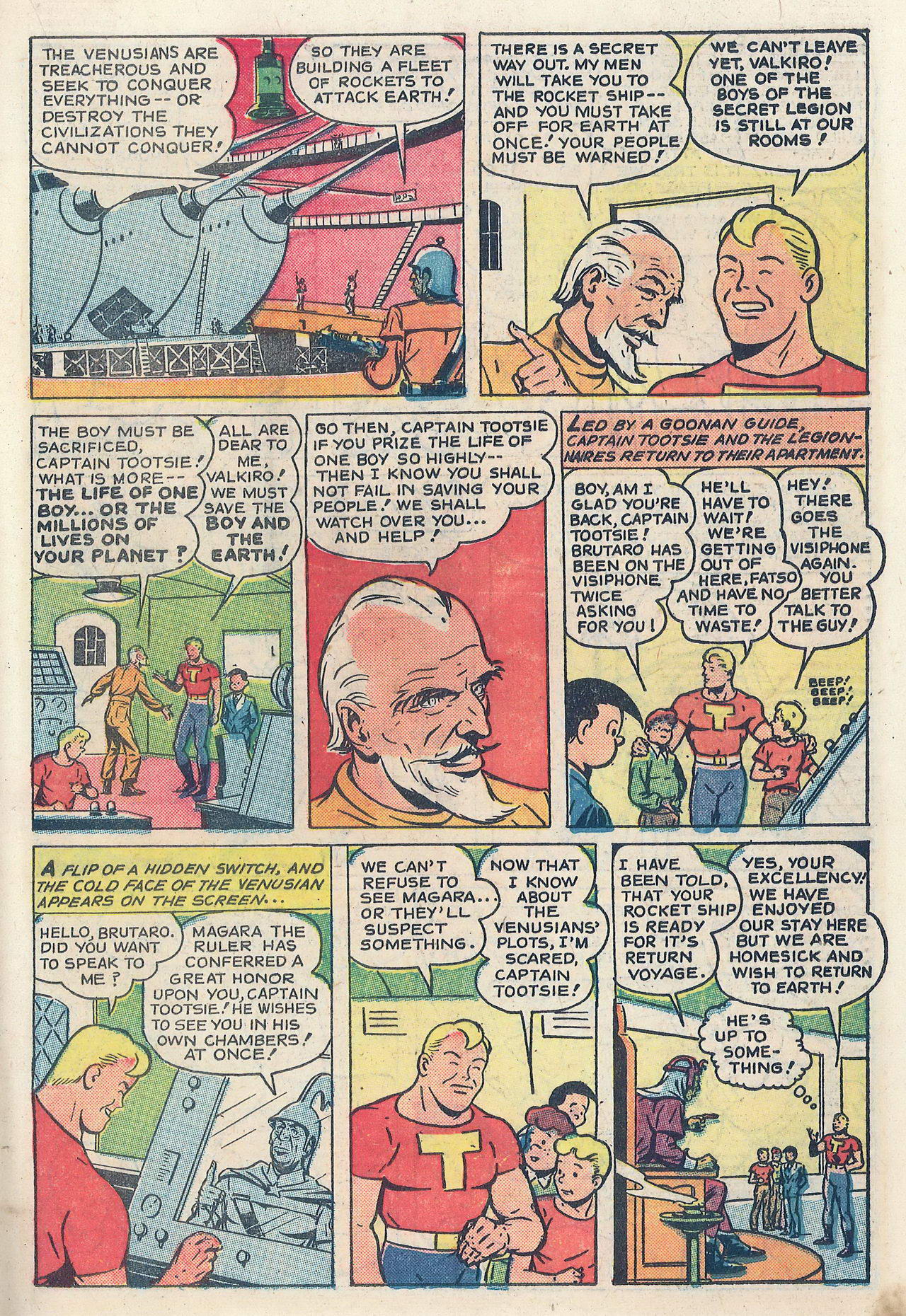 Read online Adventure of Captain Tootsie & the Space Legion comic -  Issue #1 - 19
