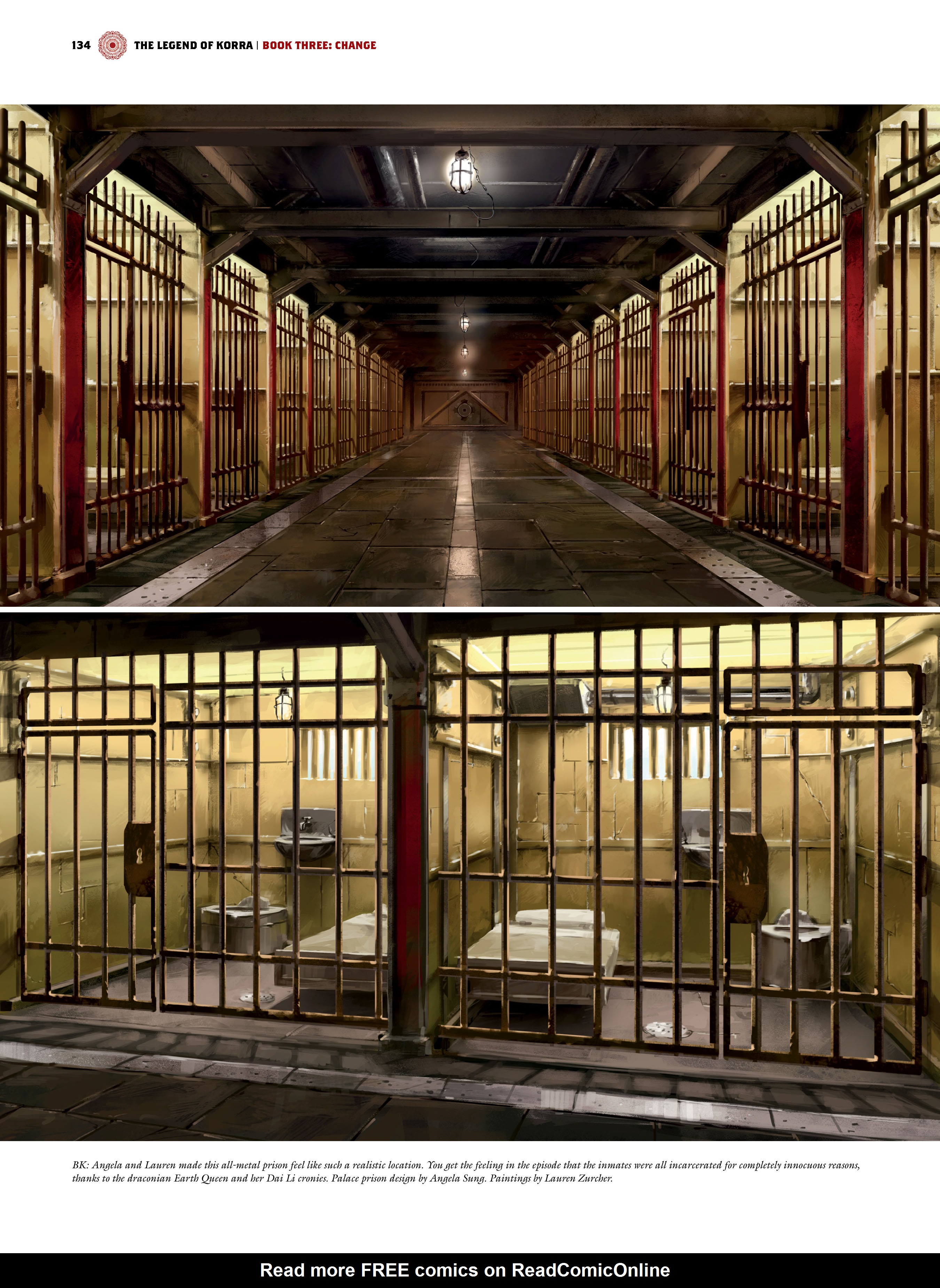 Read online The Legend of Korra: The Art of the Animated Series comic -  Issue # TPB 3 - 135