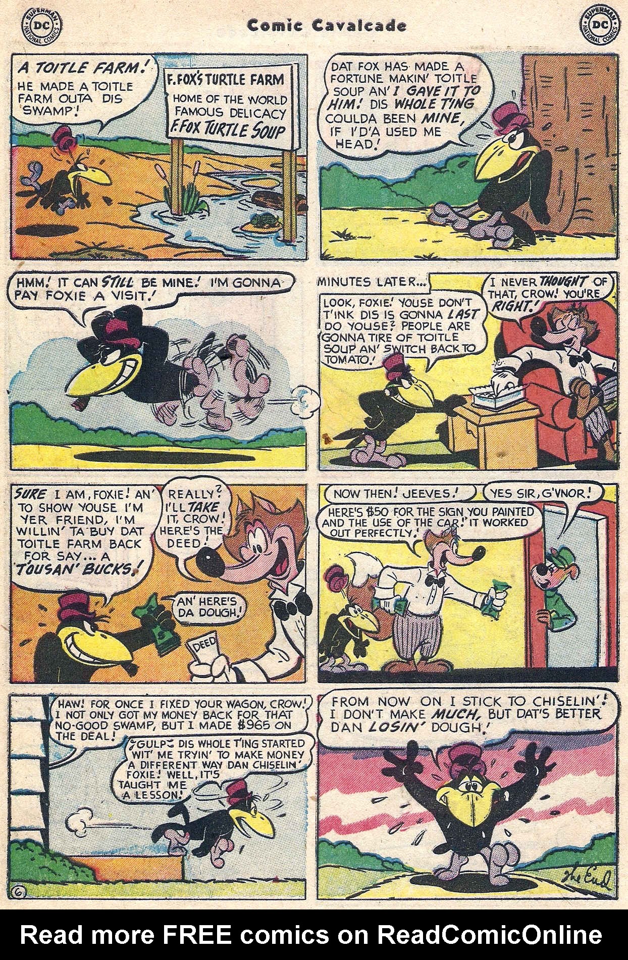 Read online Comic Cavalcade comic -  Issue #56 - 8