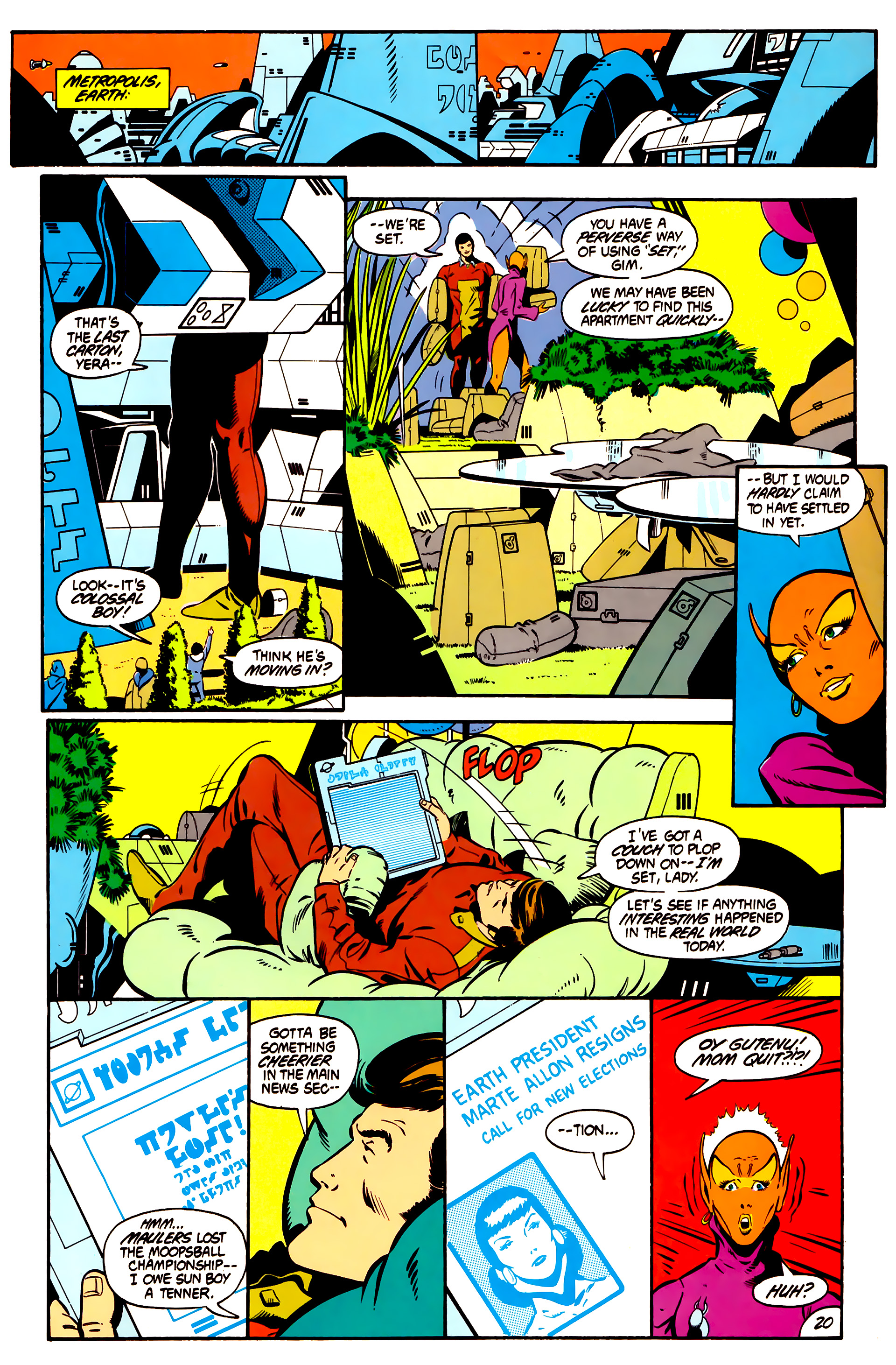 Read online Legion of Super-Heroes (1984) comic -  Issue #1 - 22