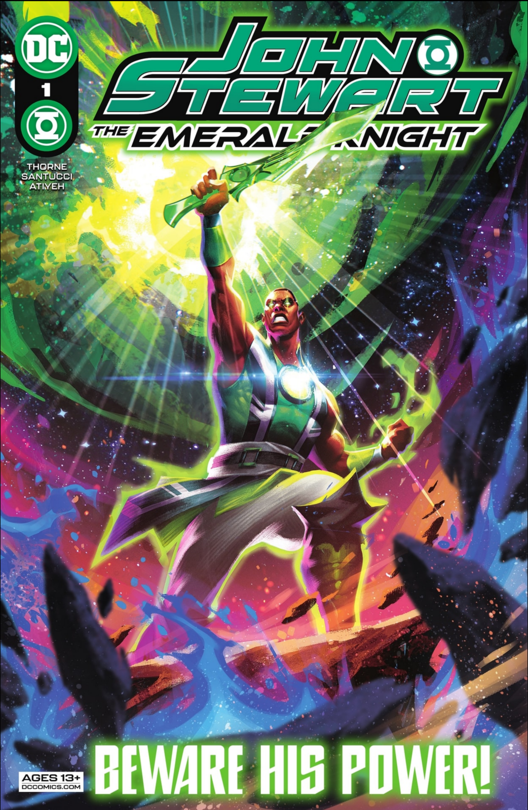 Read online John Stewart: The Emerald Knight comic -  Issue #1 - 1
