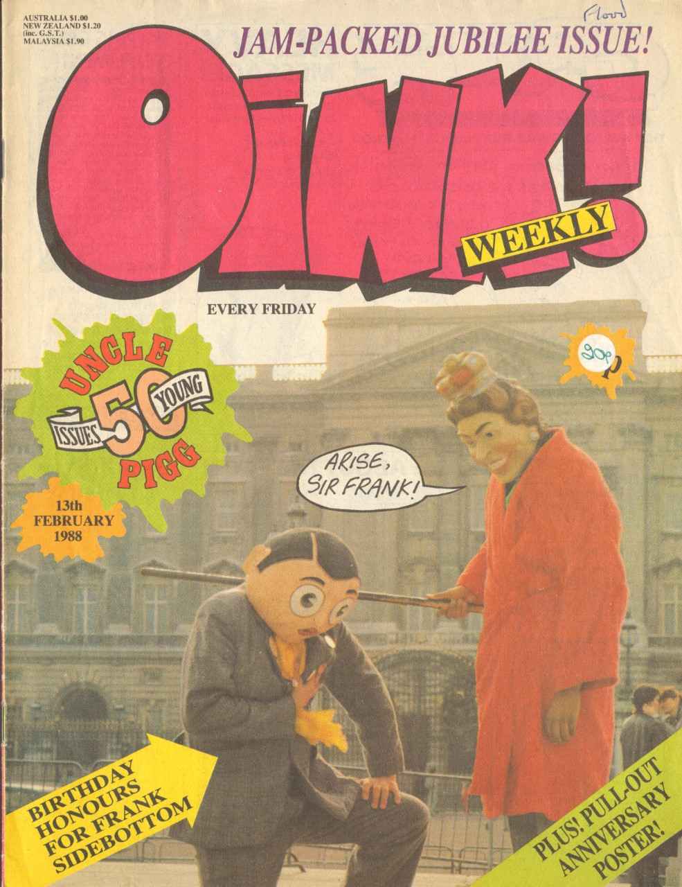 Read online Oink! comic -  Issue #50 - 1