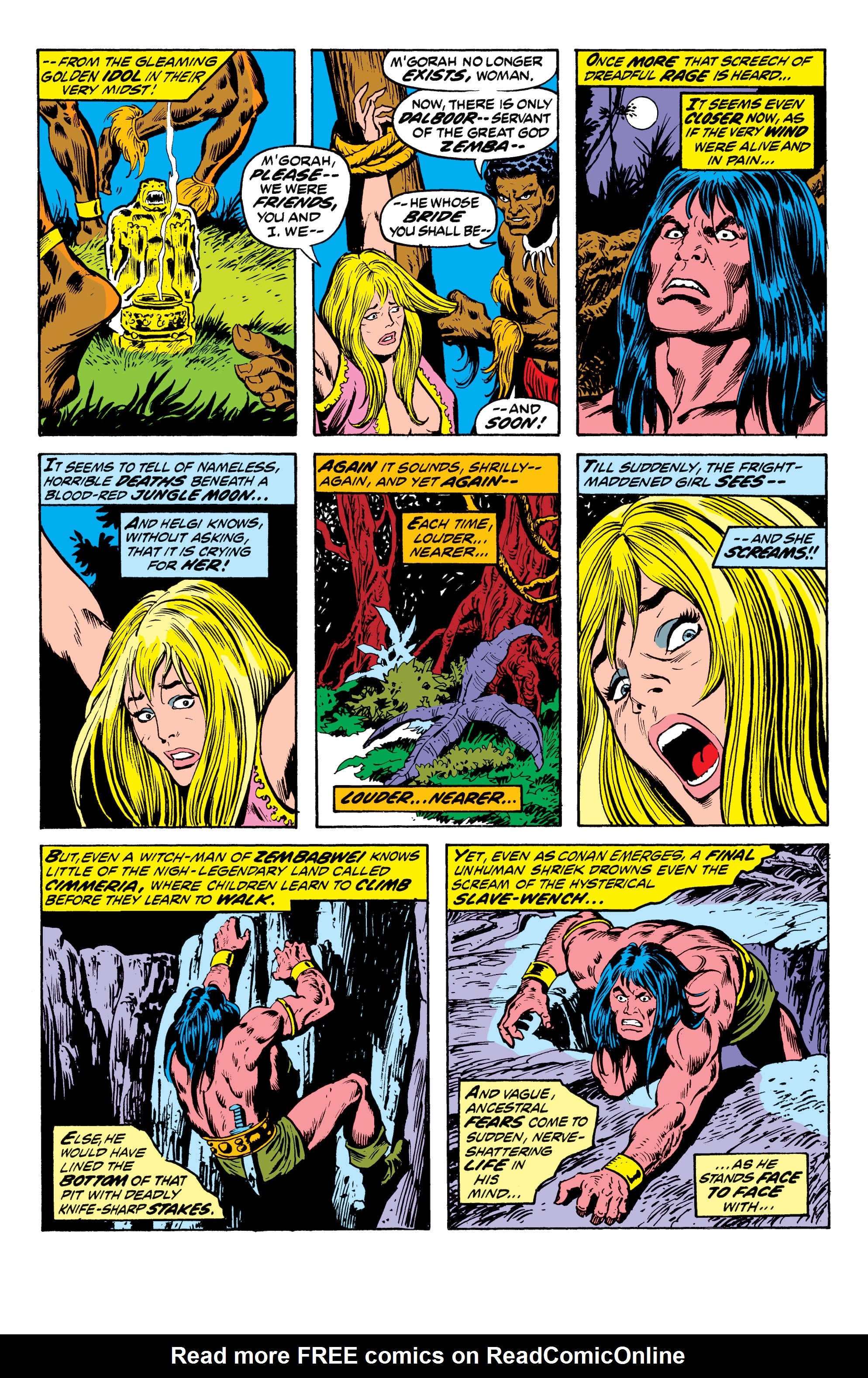 Read online Conan The Barbarian Epic Collection: The Original Marvel Years - The Curse Of The Golden Skull comic -  Issue # TPB (Part 1) - 39
