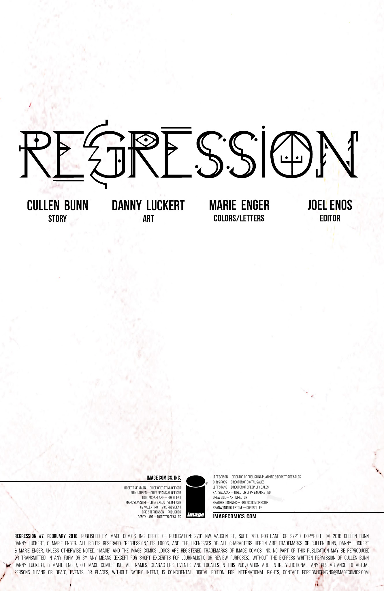 Read online Regression comic -  Issue #7 - 2