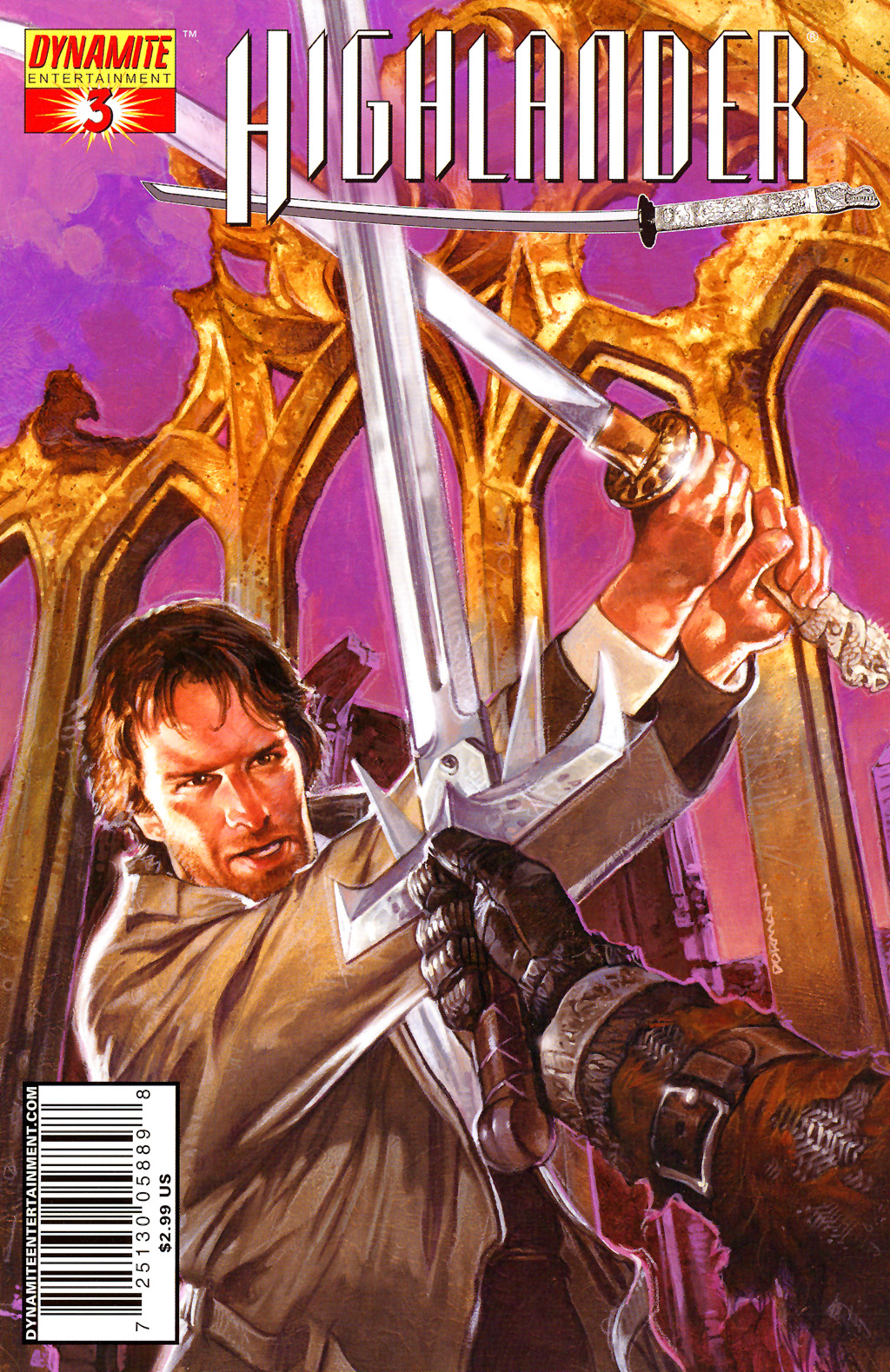 Read online Highlander comic -  Issue #3 - 3